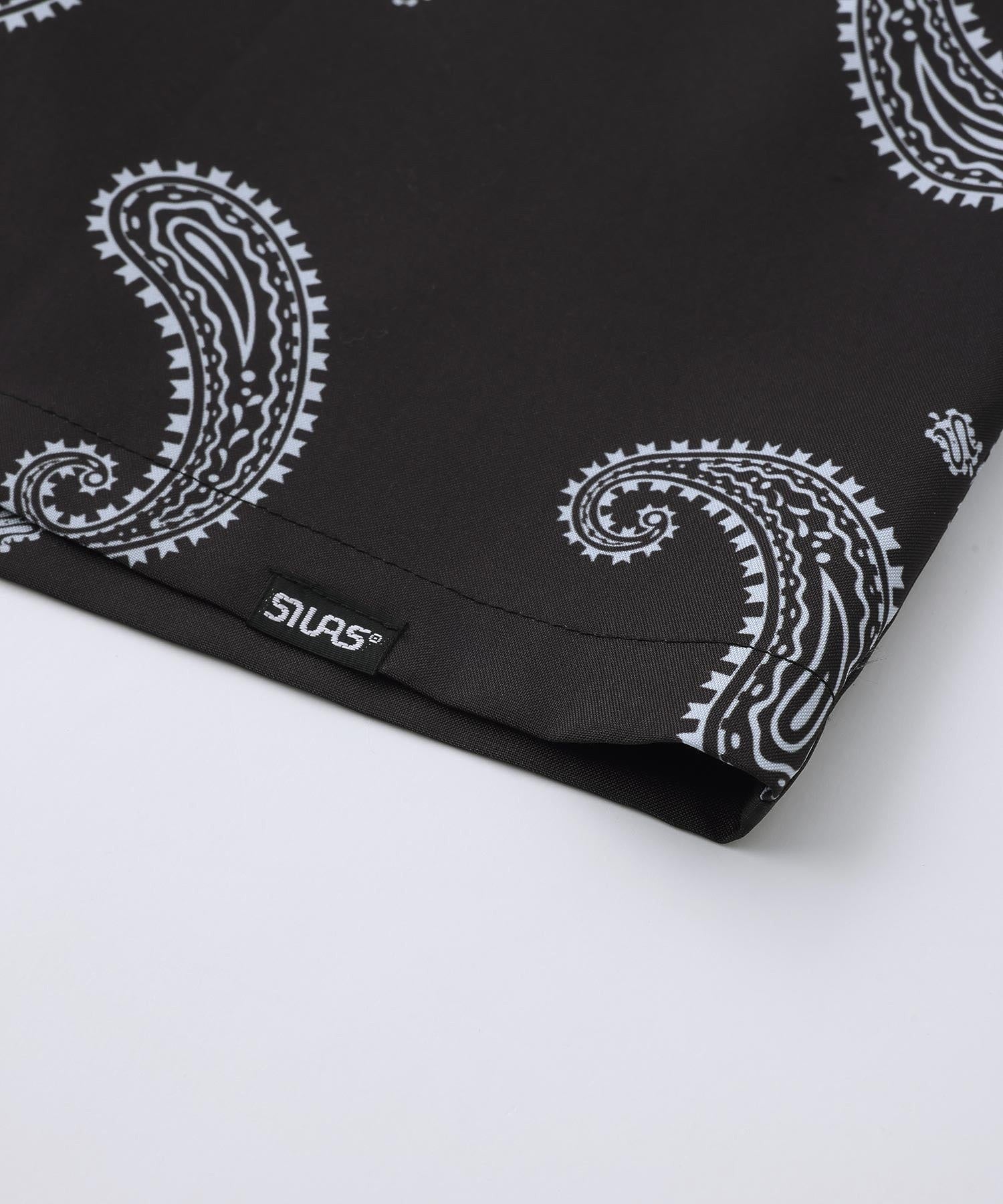 PAISLEY S/S OPEN COLLAR SHIRT SILAS
