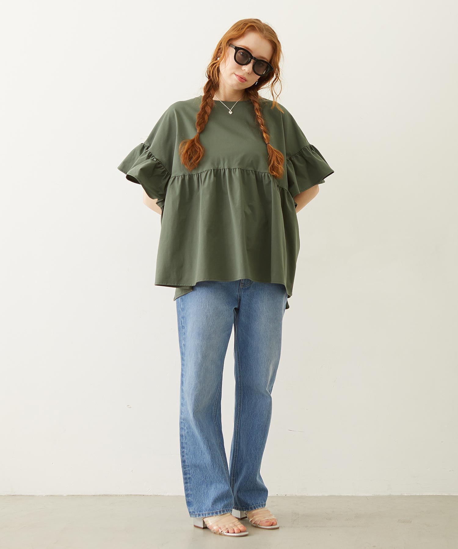 ICING LOGO RUFFLE TUNIC