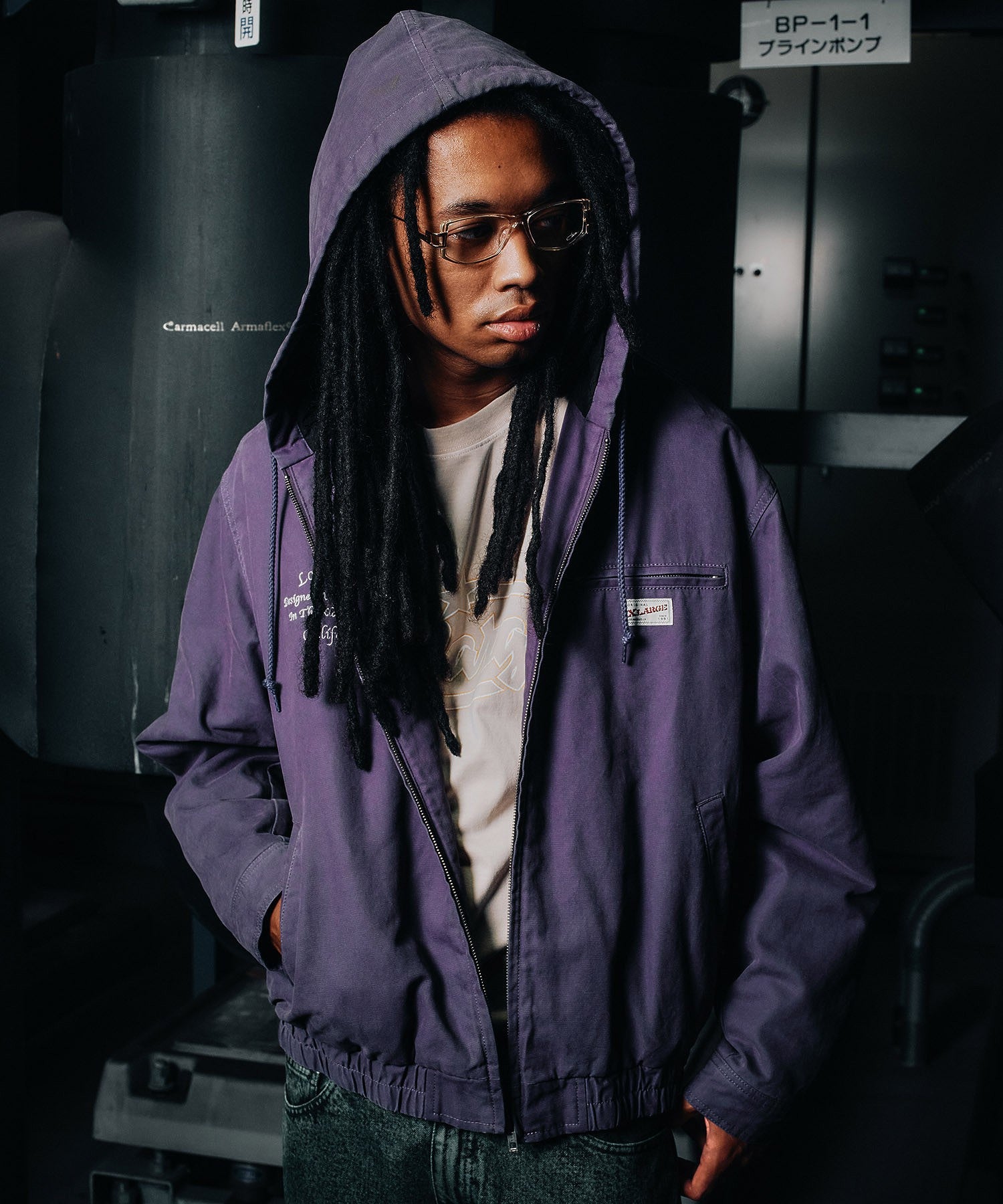 HOODED UTILITY JACKET