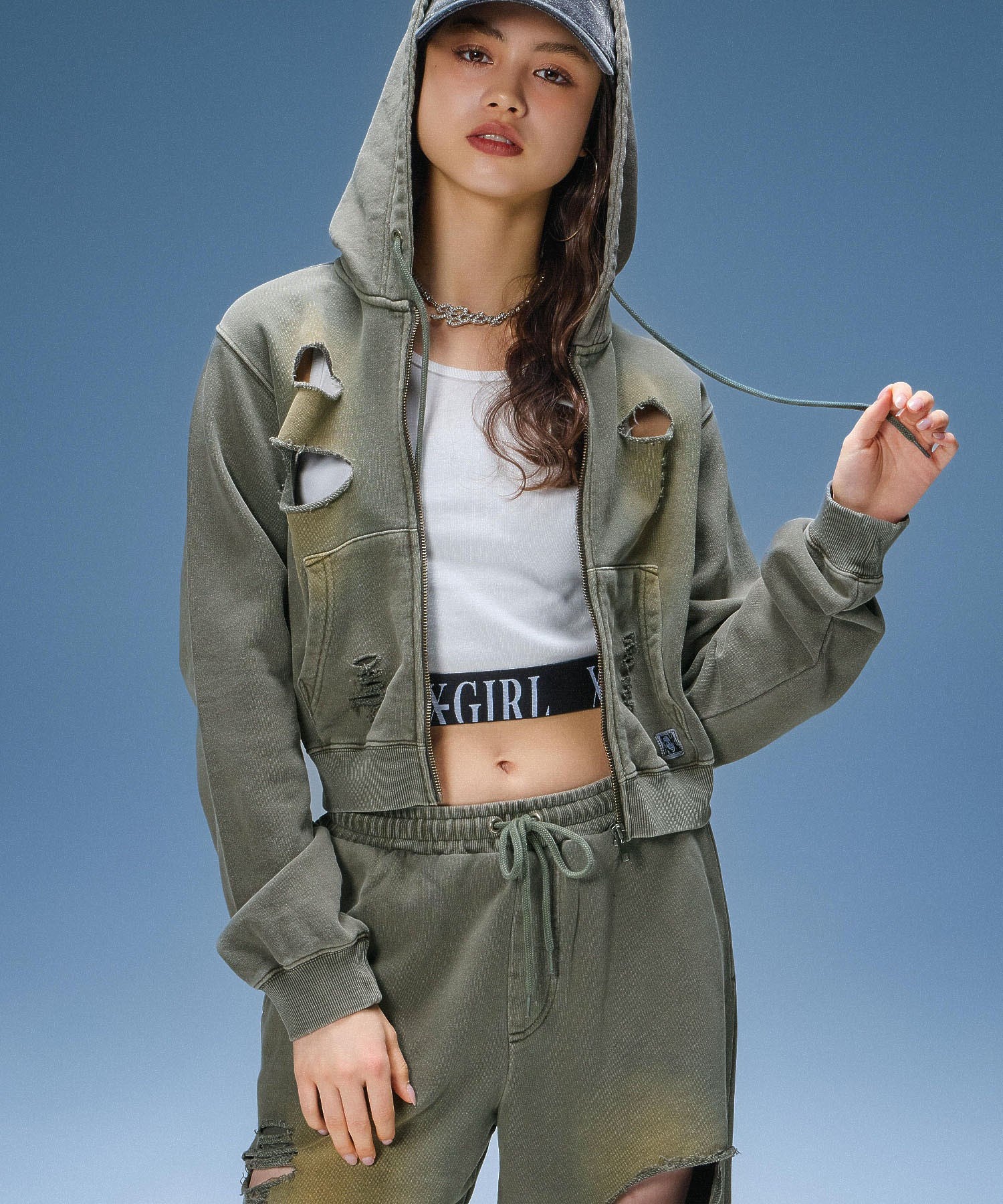 DISTRESSED SWEATPANTS