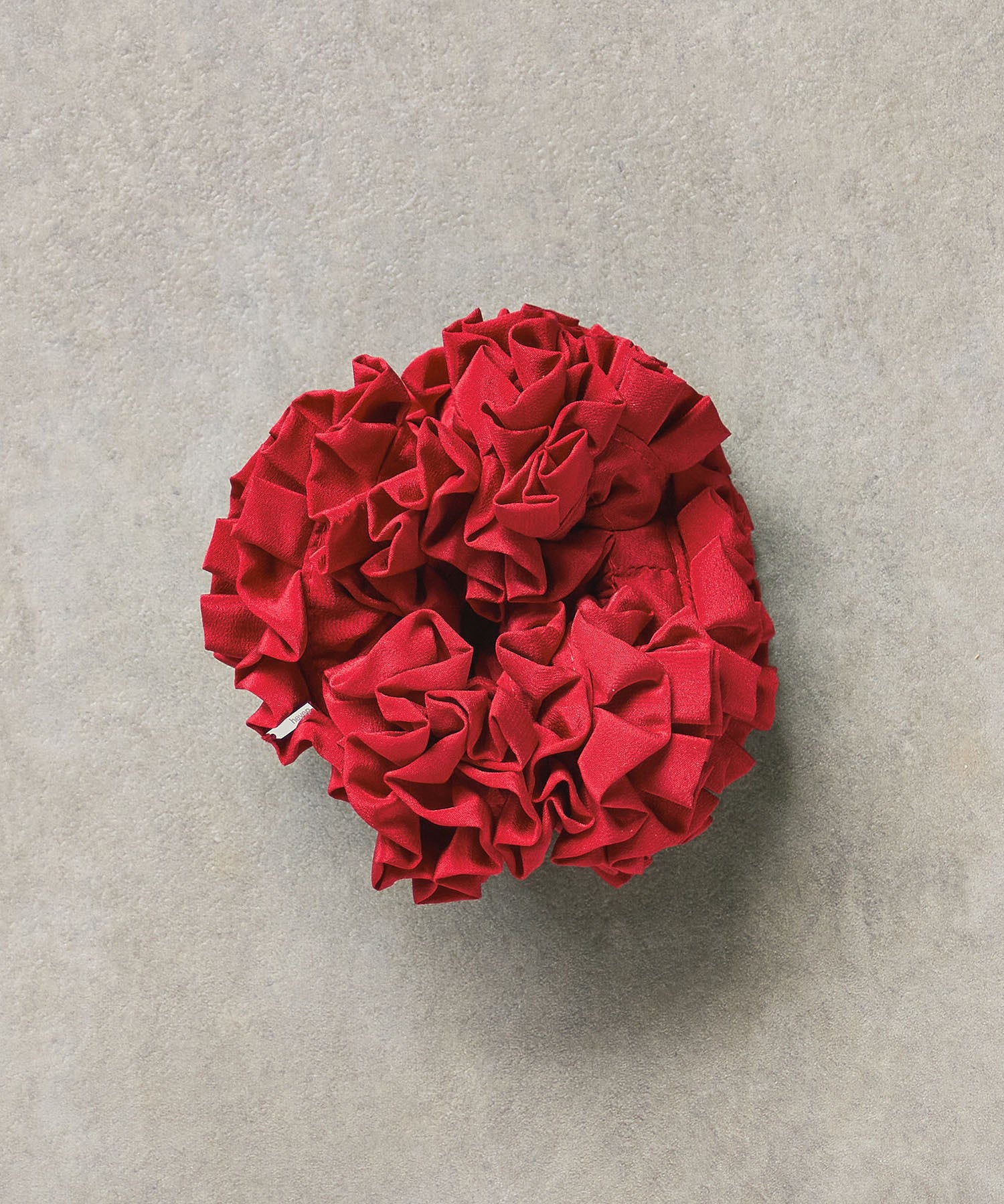 heyep/Ruffled Silk Scrunchie