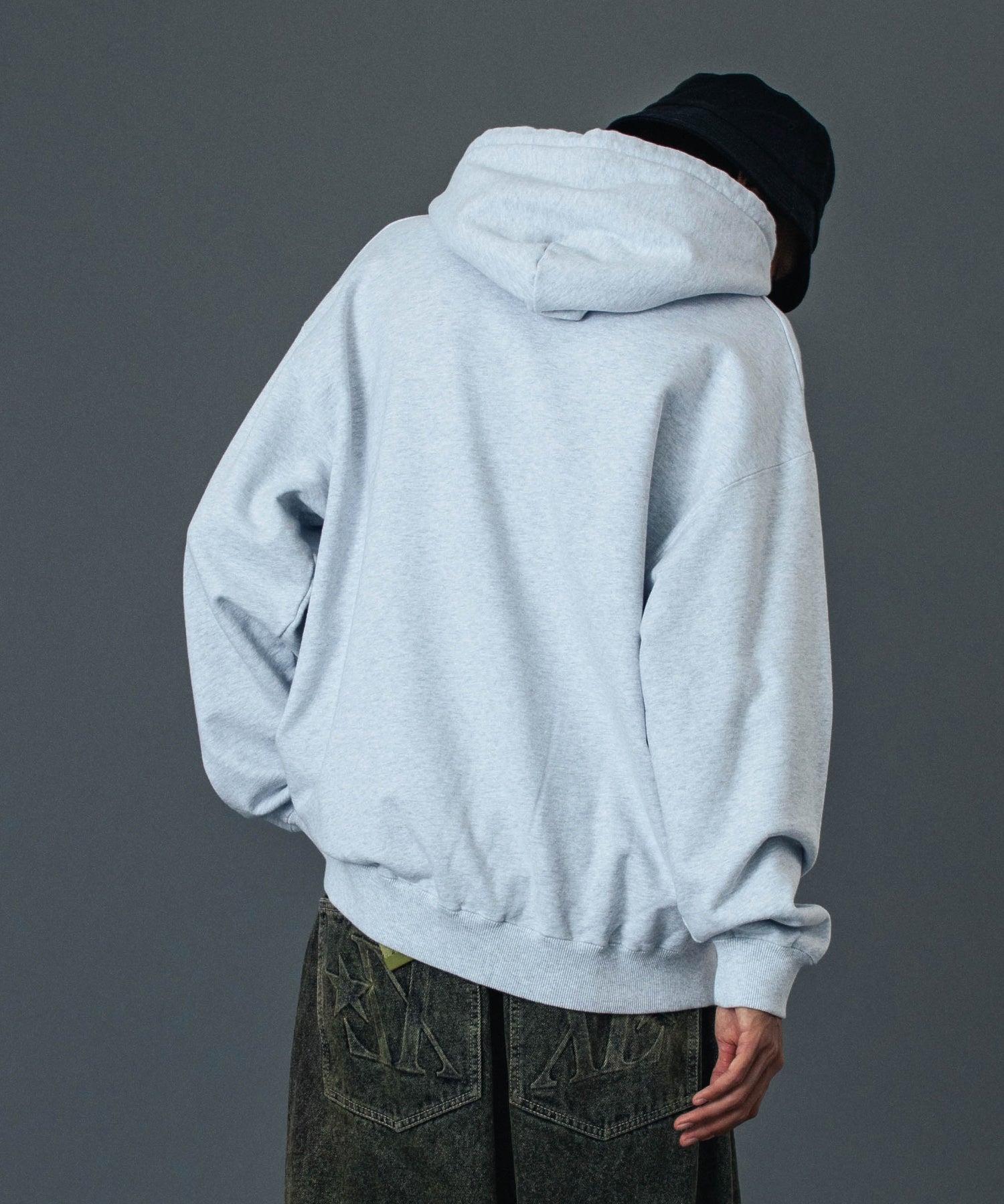 LA PATCHED  HOODED SWEATSHIRT