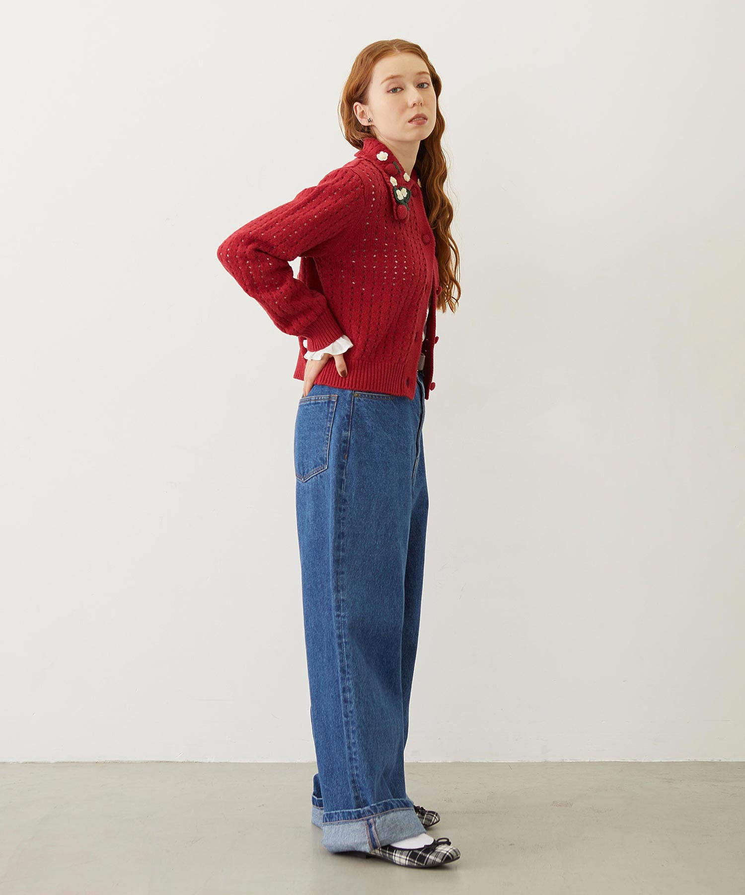 STRAWBERRY KNIT CARDIGAN