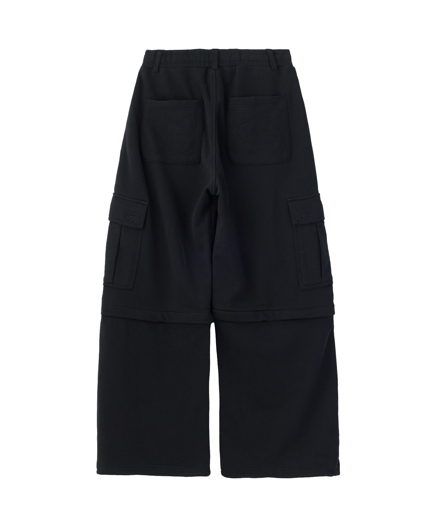 EMBLEM POCKET 2WAY BUGGY SWEATPANTS