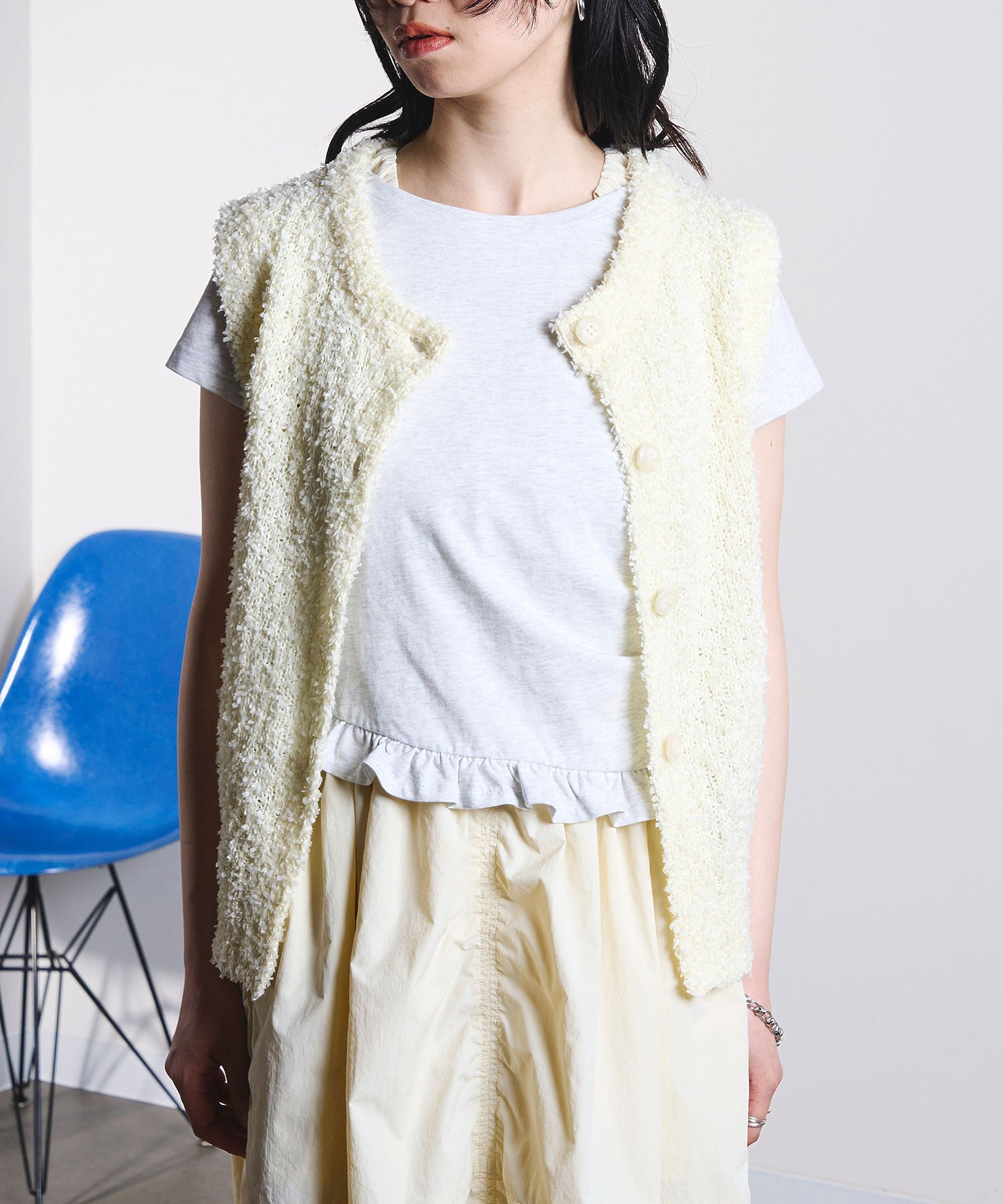 TAPE YARN VEST
