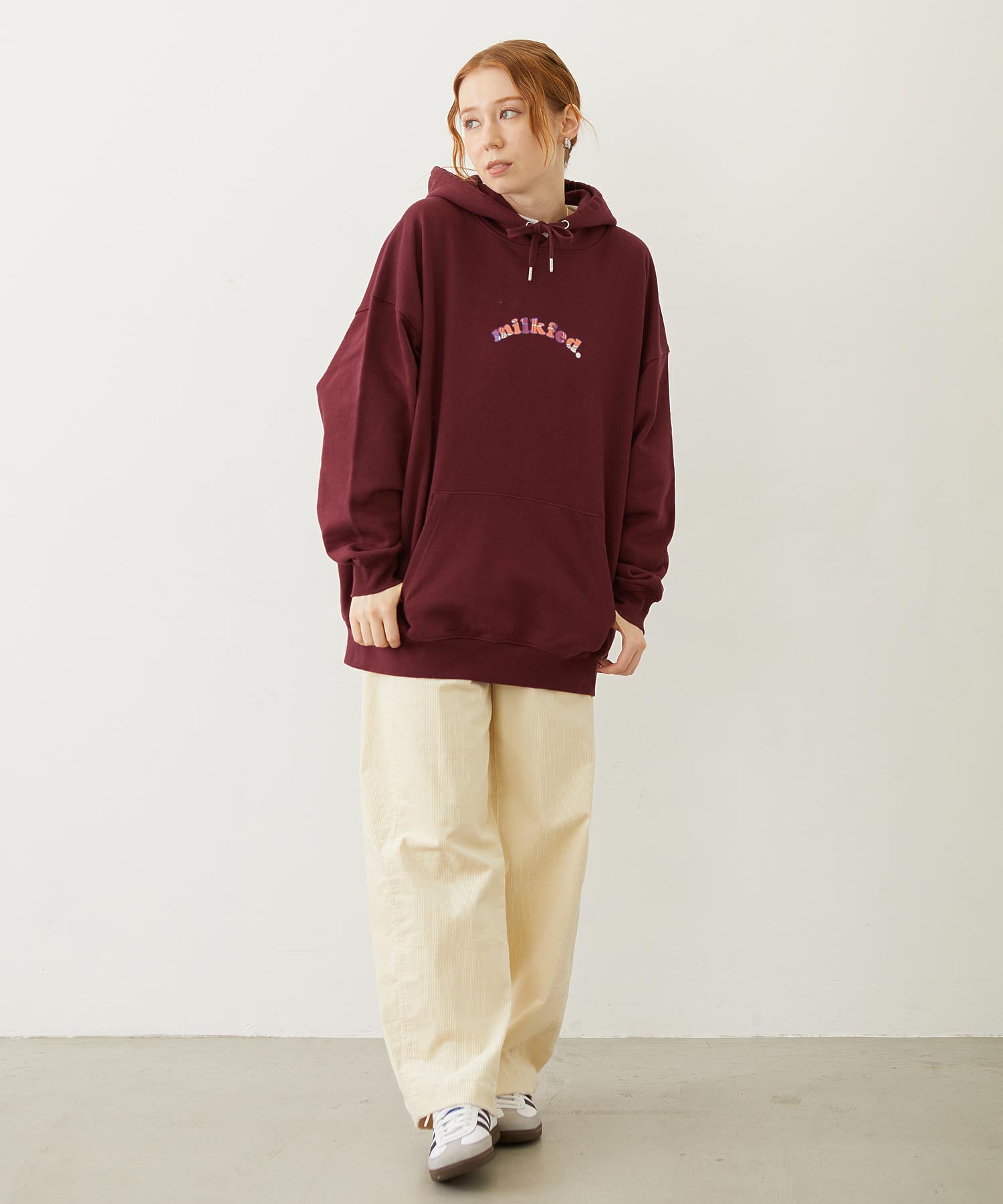 PLAID HEART SWEAT HOODIE