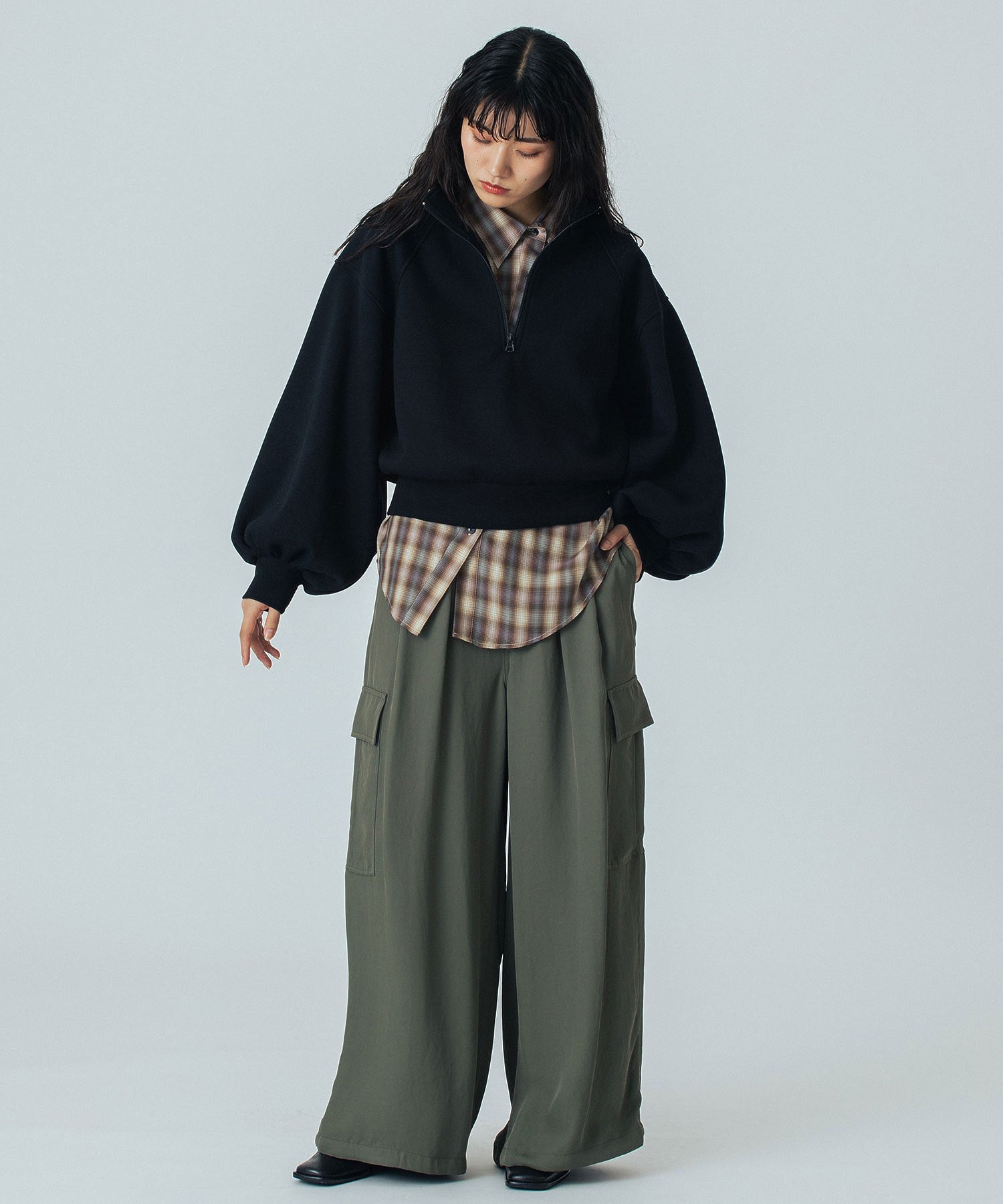 model:167cm 着用サイズ:ONE SIZE
