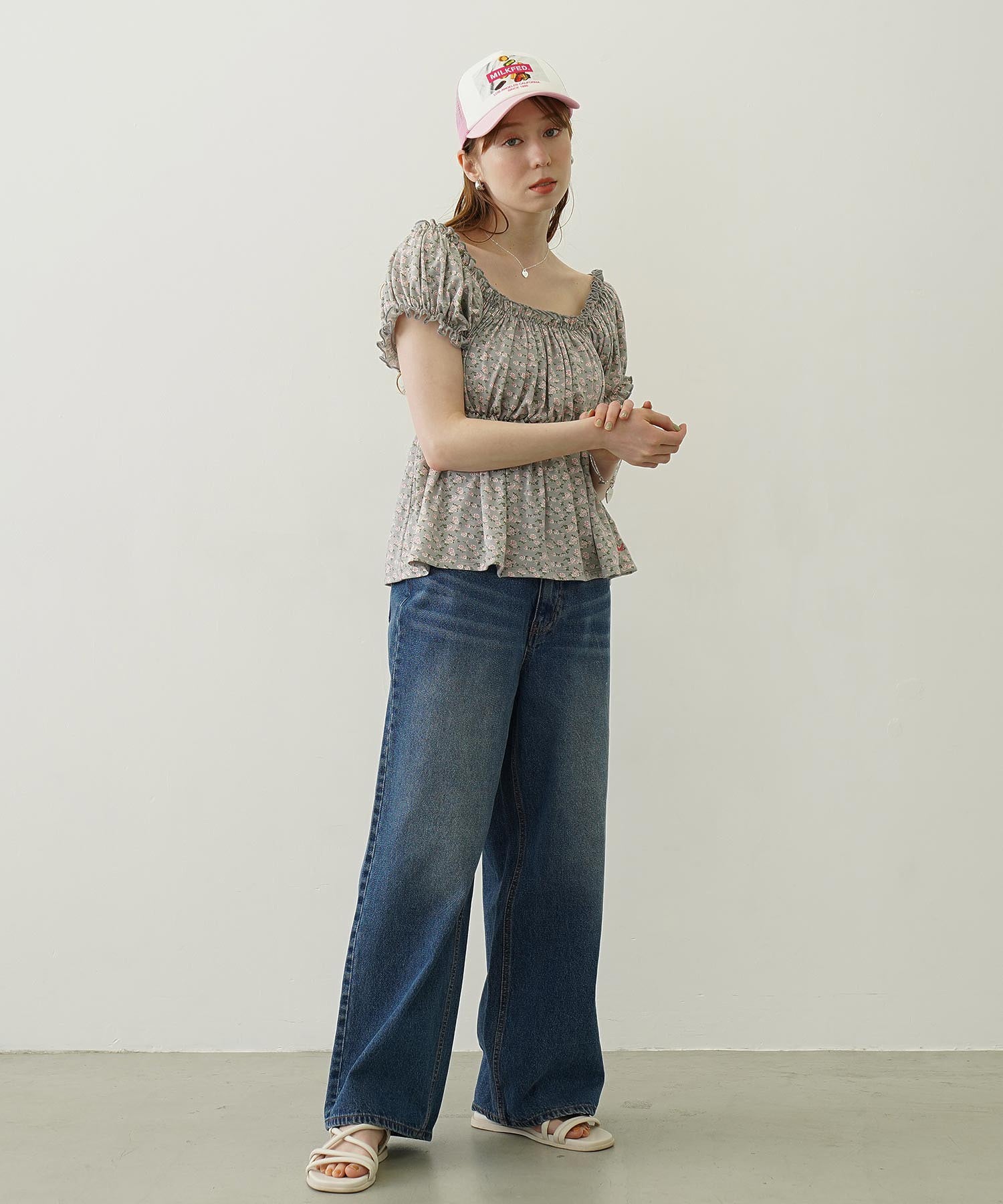 SWEETS GRAPHIC PRINT MESH CAP