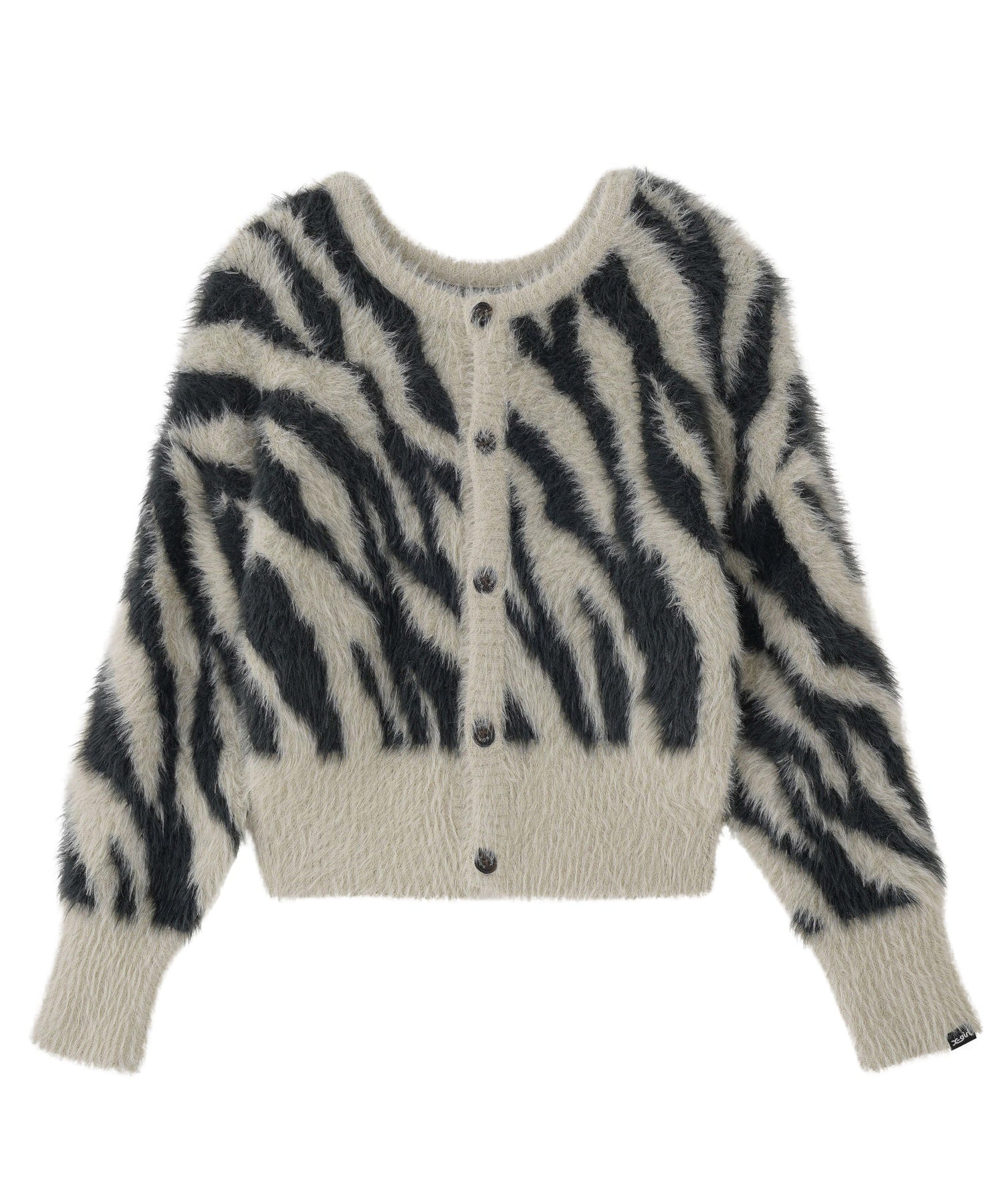 ZEBRA 2WAY KNIT CARDIGAN