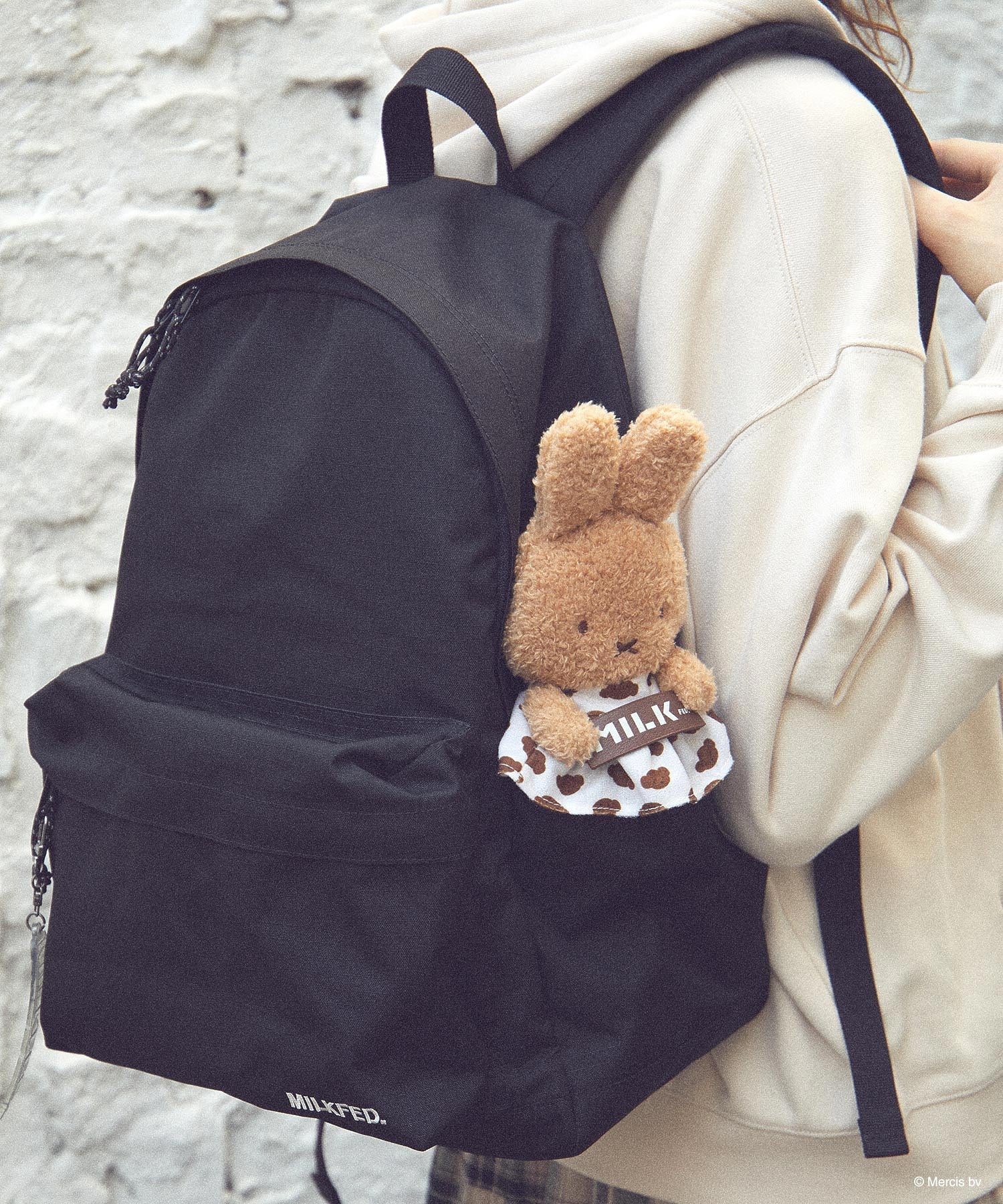 MILKFED. × MIFFY AND MELANIE KEYCHAIN POUCH
