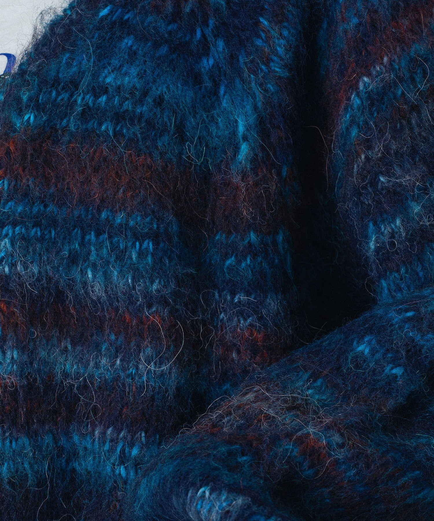 CREOLME/SHAGGY KNIT CARDIGAN