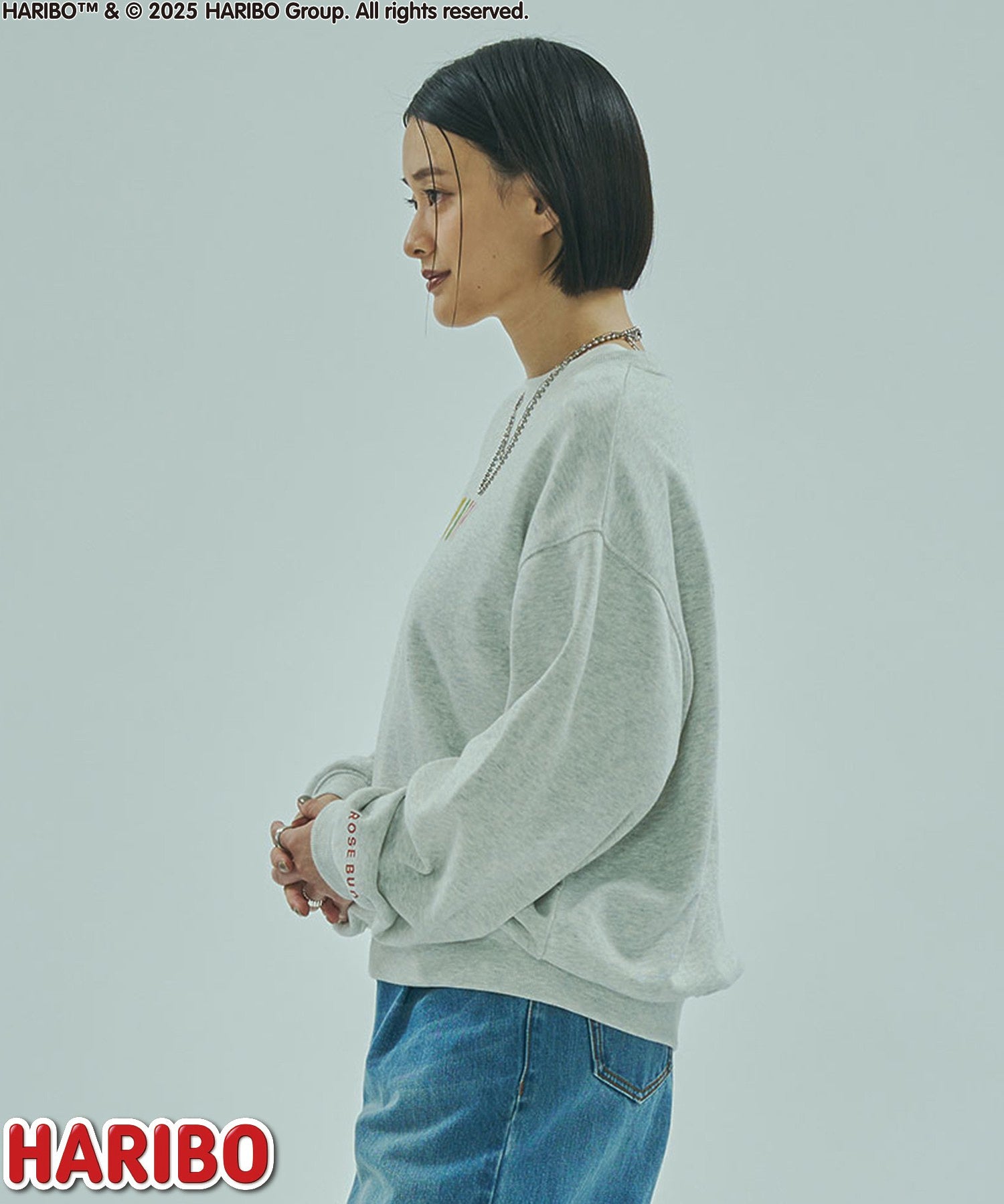 ROSE BUD x HARIBO EMBROIDERY L/S SWEAT
