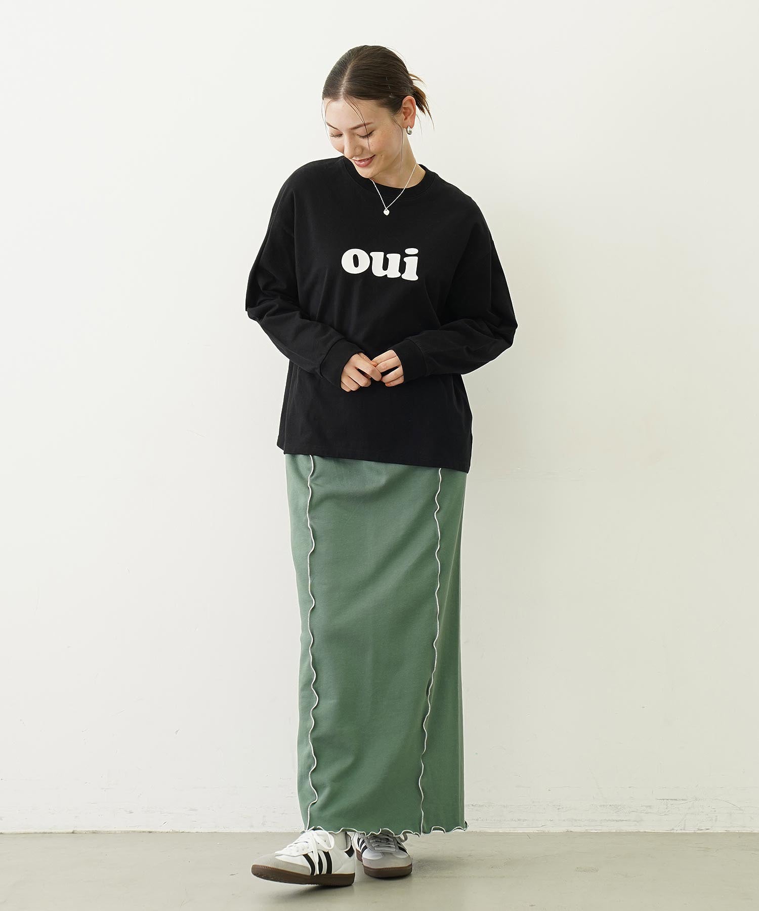 OUI WIDE L/S TEE