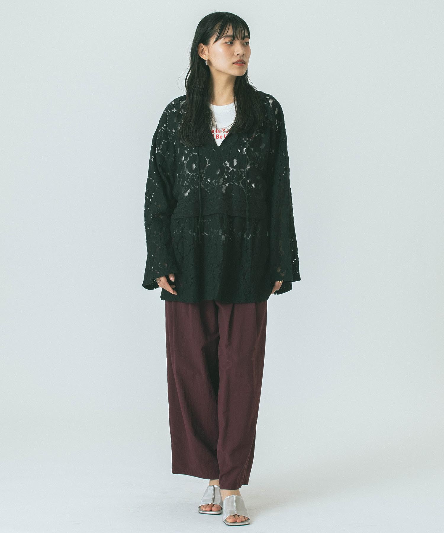 model:167cm 着用サイズ:ONE SIZE