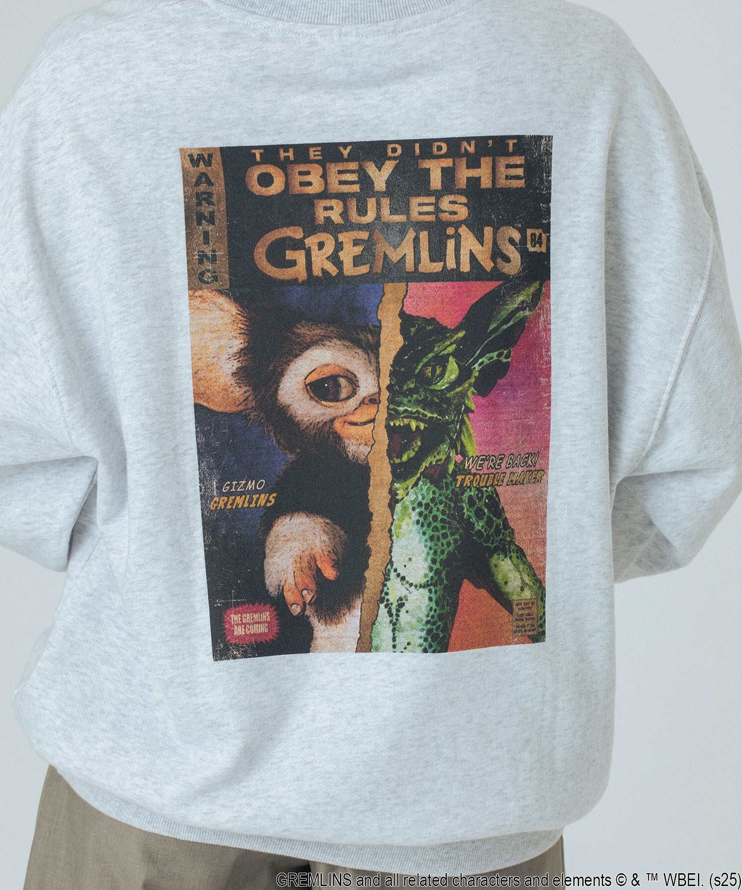 ROSEBUD LIMITED/GREMLINS BACK PRINT SWEAT