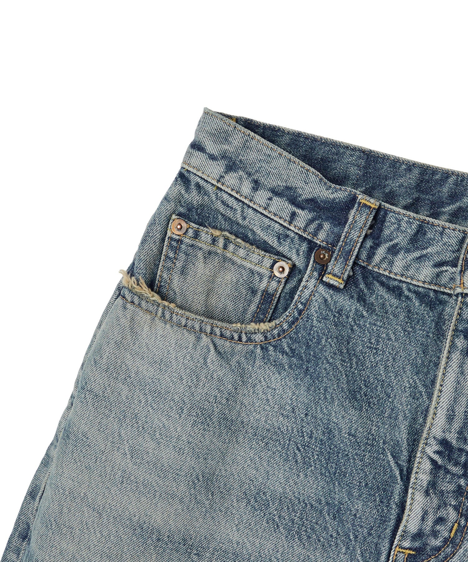 WIDE LEG DENIM PANTS