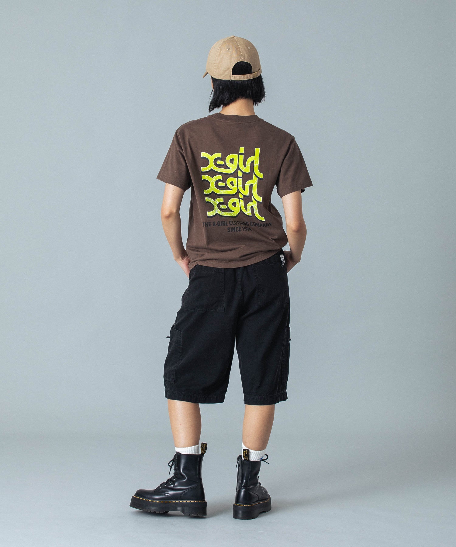 FADED FACE EASY HALF PANTS