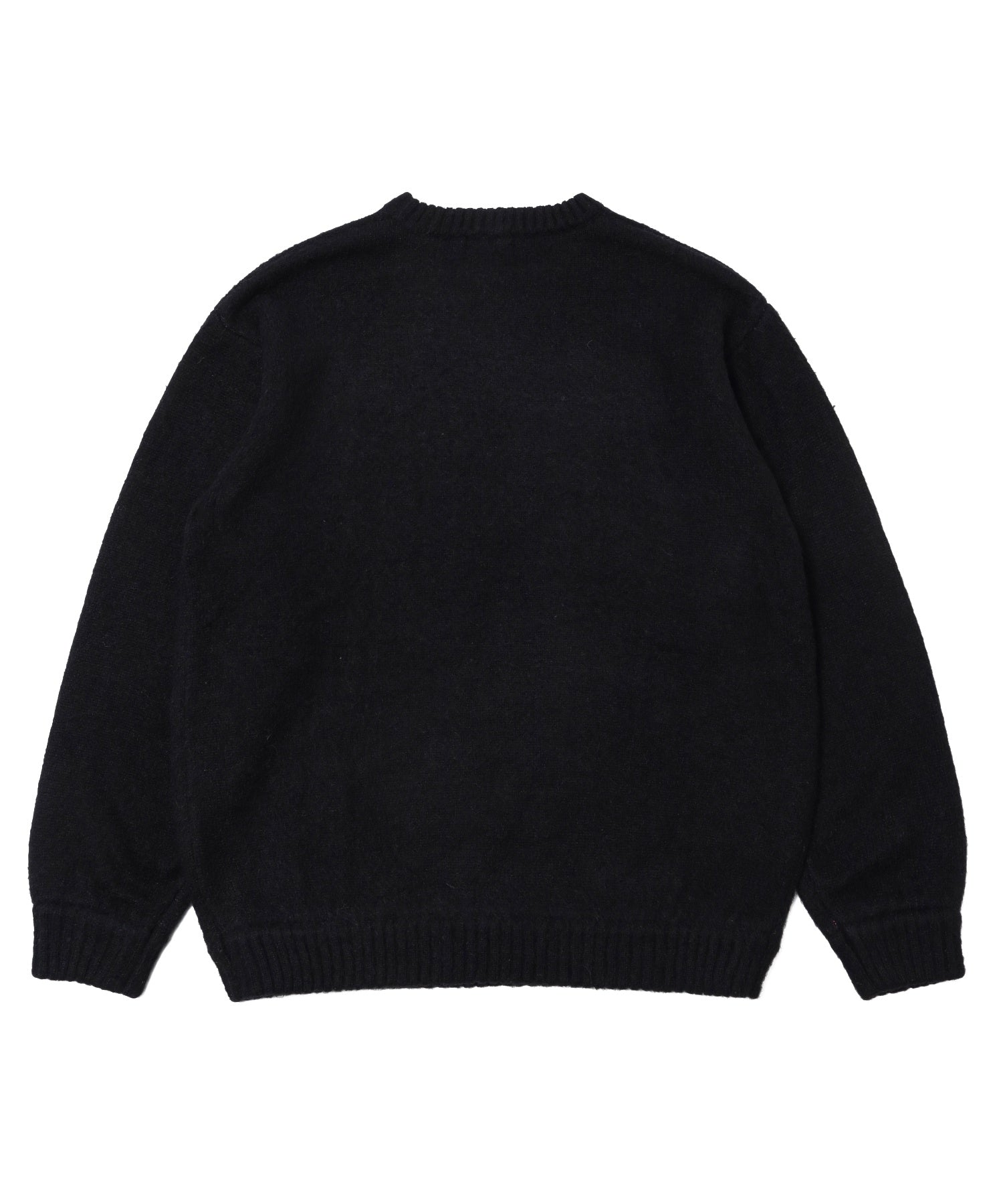 FLUID LETTERING CREW SWEATER