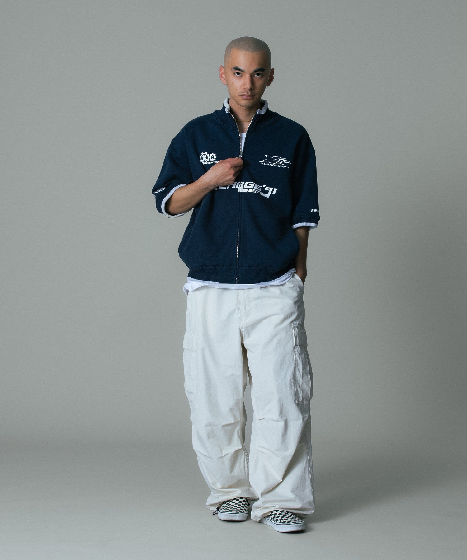 ZIP UP S/S SWEATSHIRT