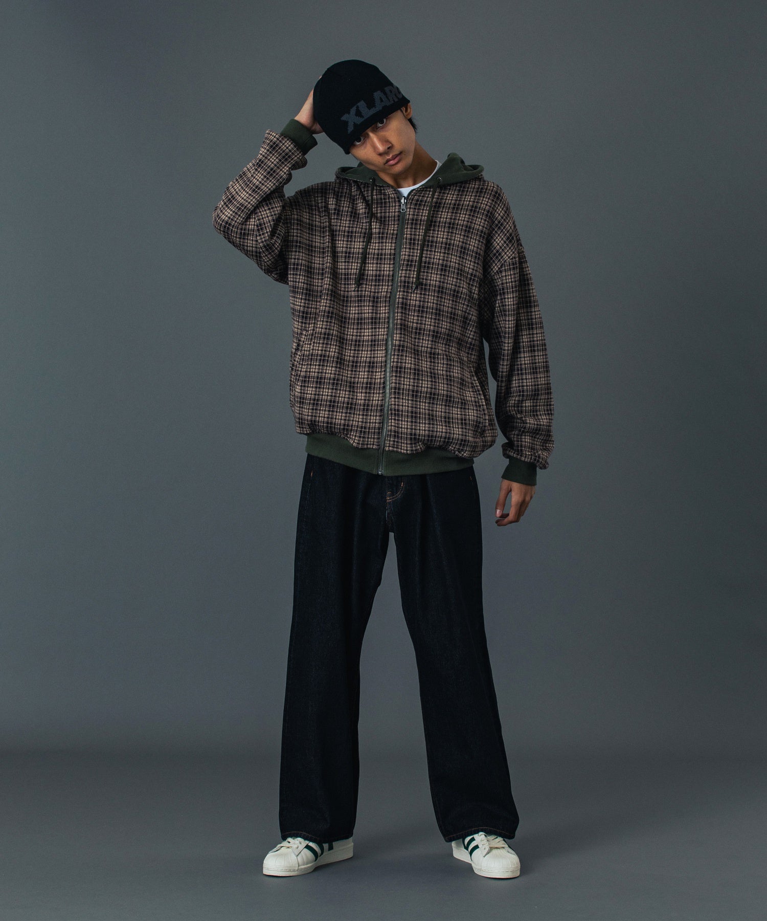 RAGE LOGO DENIM PANTS