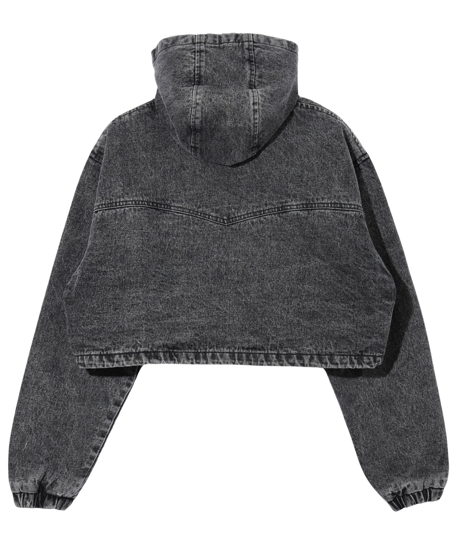 HOODED DENIM JACKET