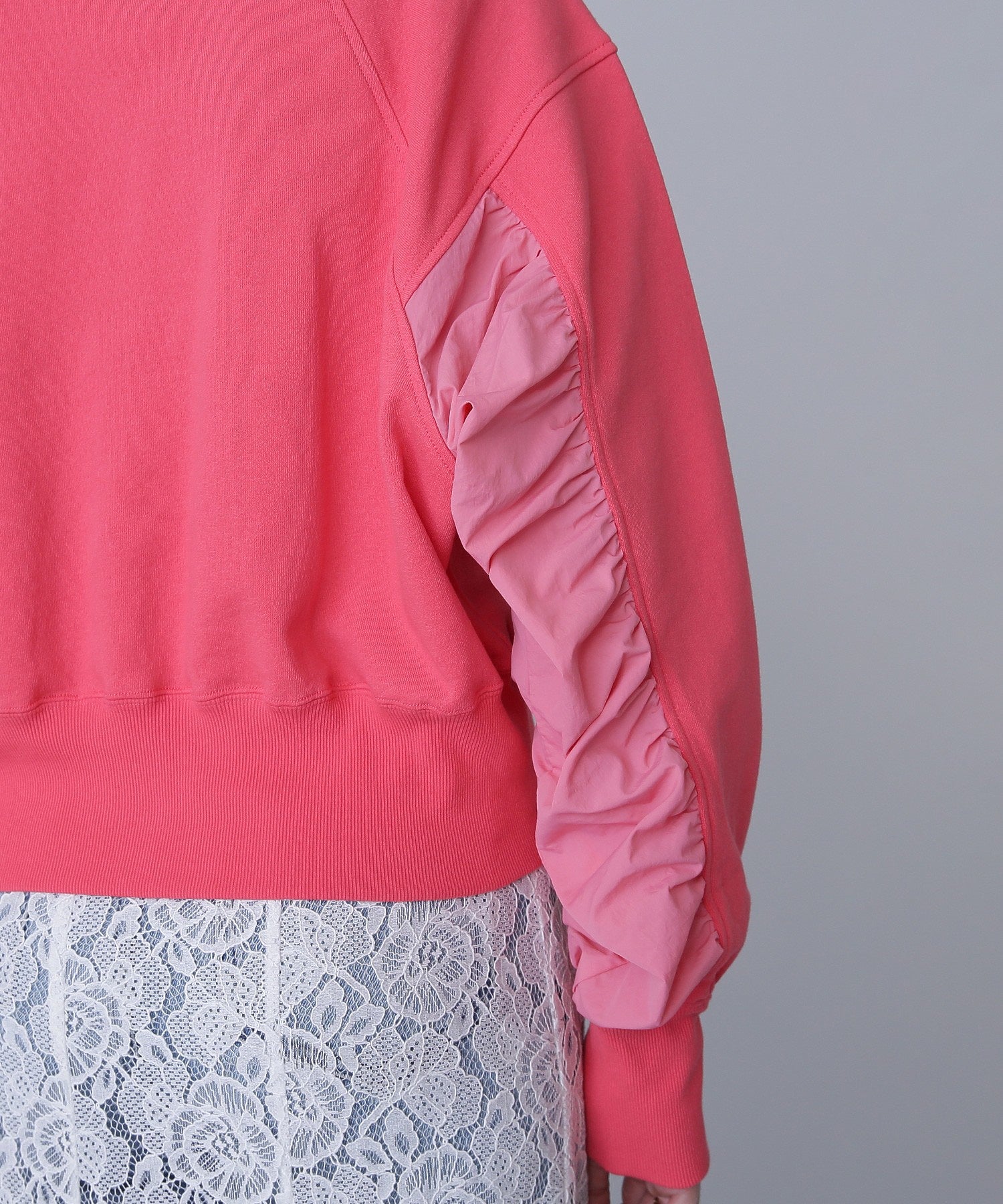 ナイロンドッキングスウェット