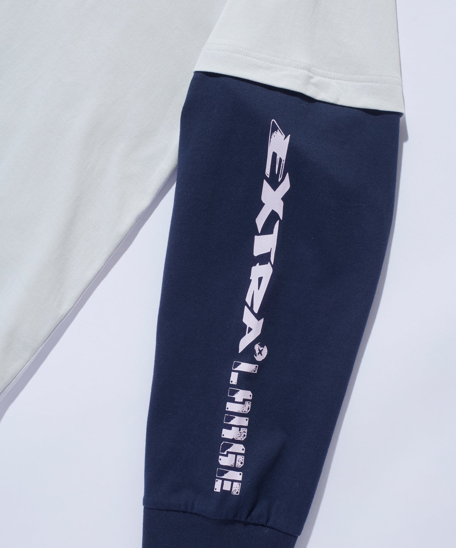 EXTRALARGE LAYERED L/S TEE