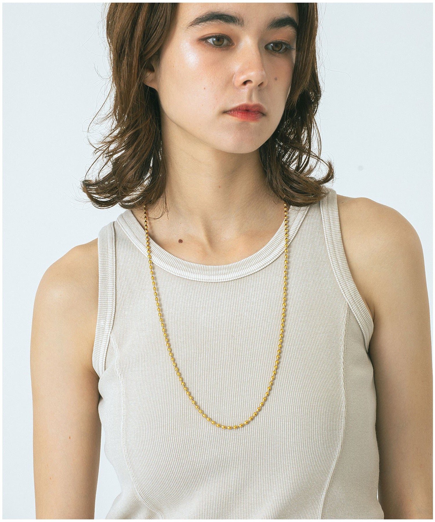 SOAC/DROP CHAIN LONG NECKLACE