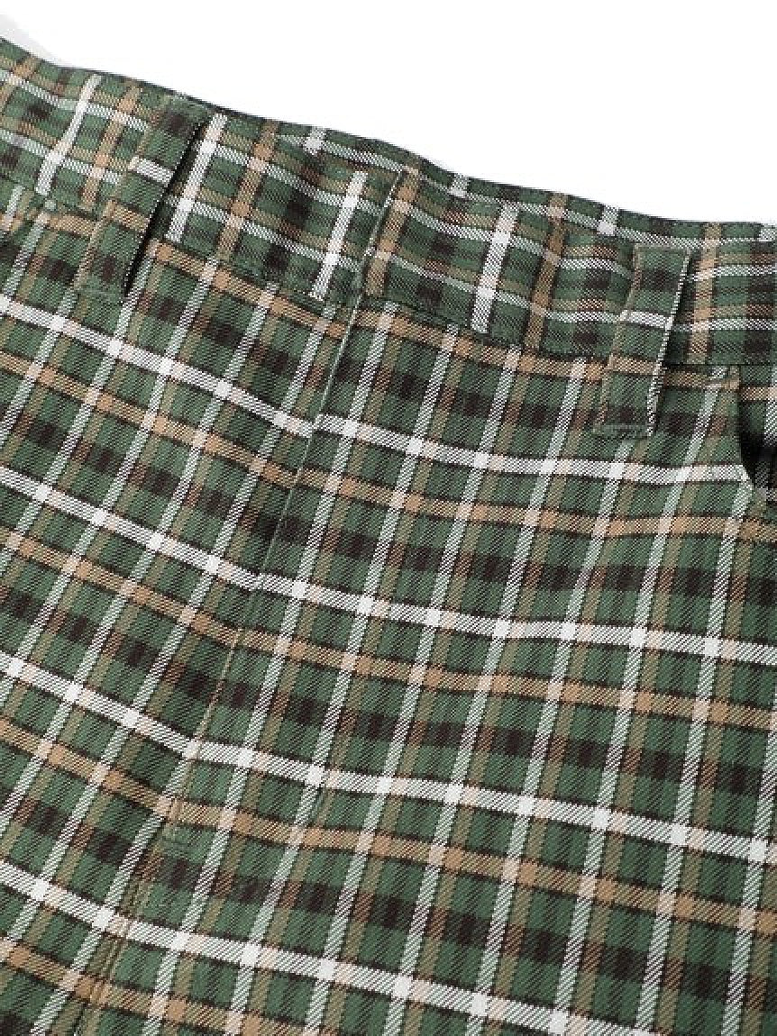 CLASSIC COLOR PLAID FLARE PANTS X-girl