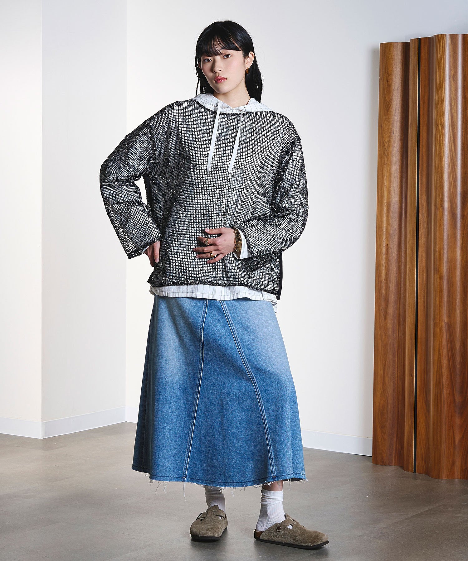 model:169cm 着用サイズ:ONE SIZE