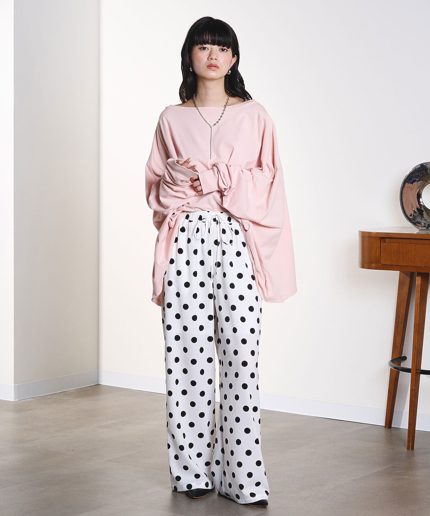model:163cm 着用サイズ:ONE SIZE