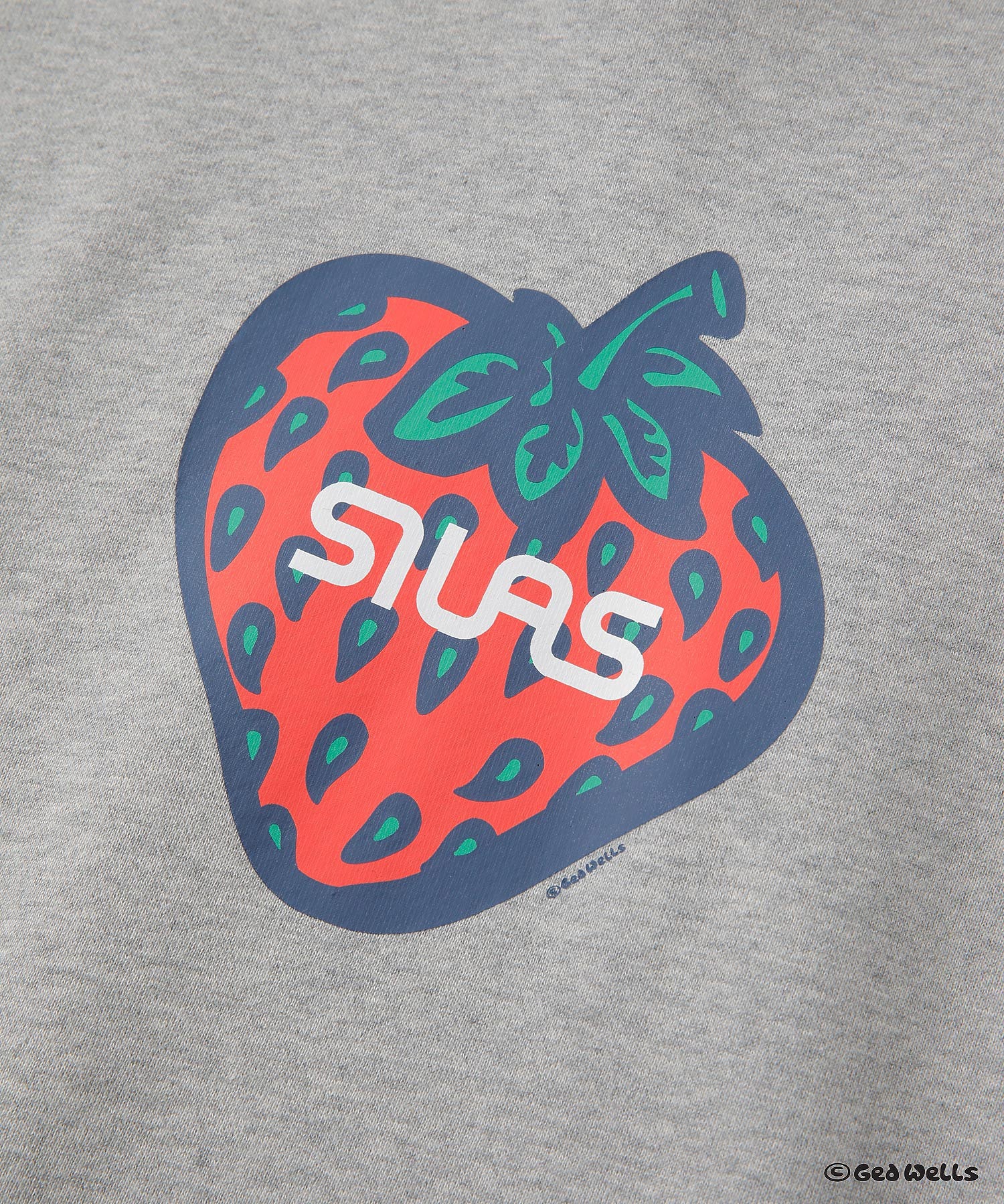 SILAS×INSANE  STRAWBERRY SWEAT HOODIE