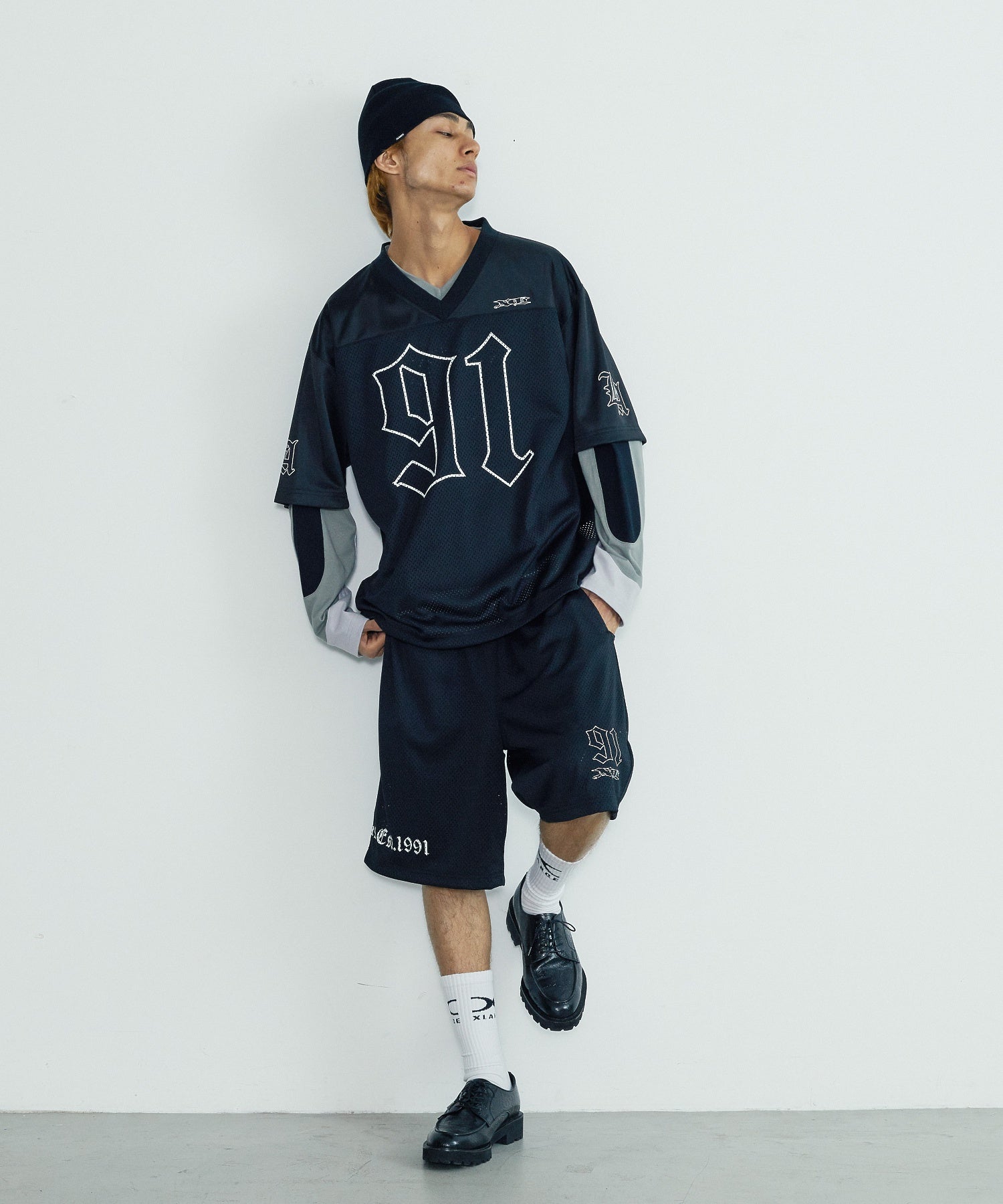 OLD ENGLISH MESH SHORTS
