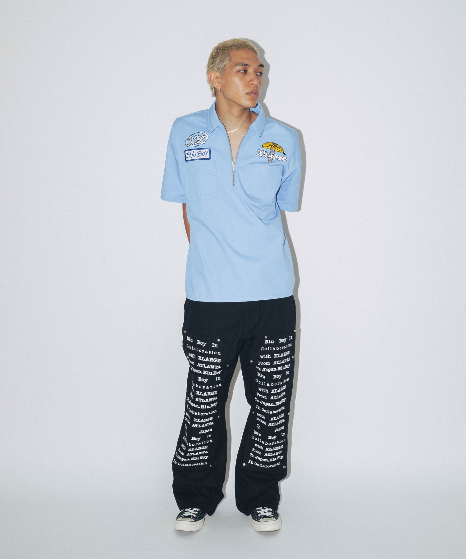 XLARGE×Blu Boy WORKWEAR PANTS