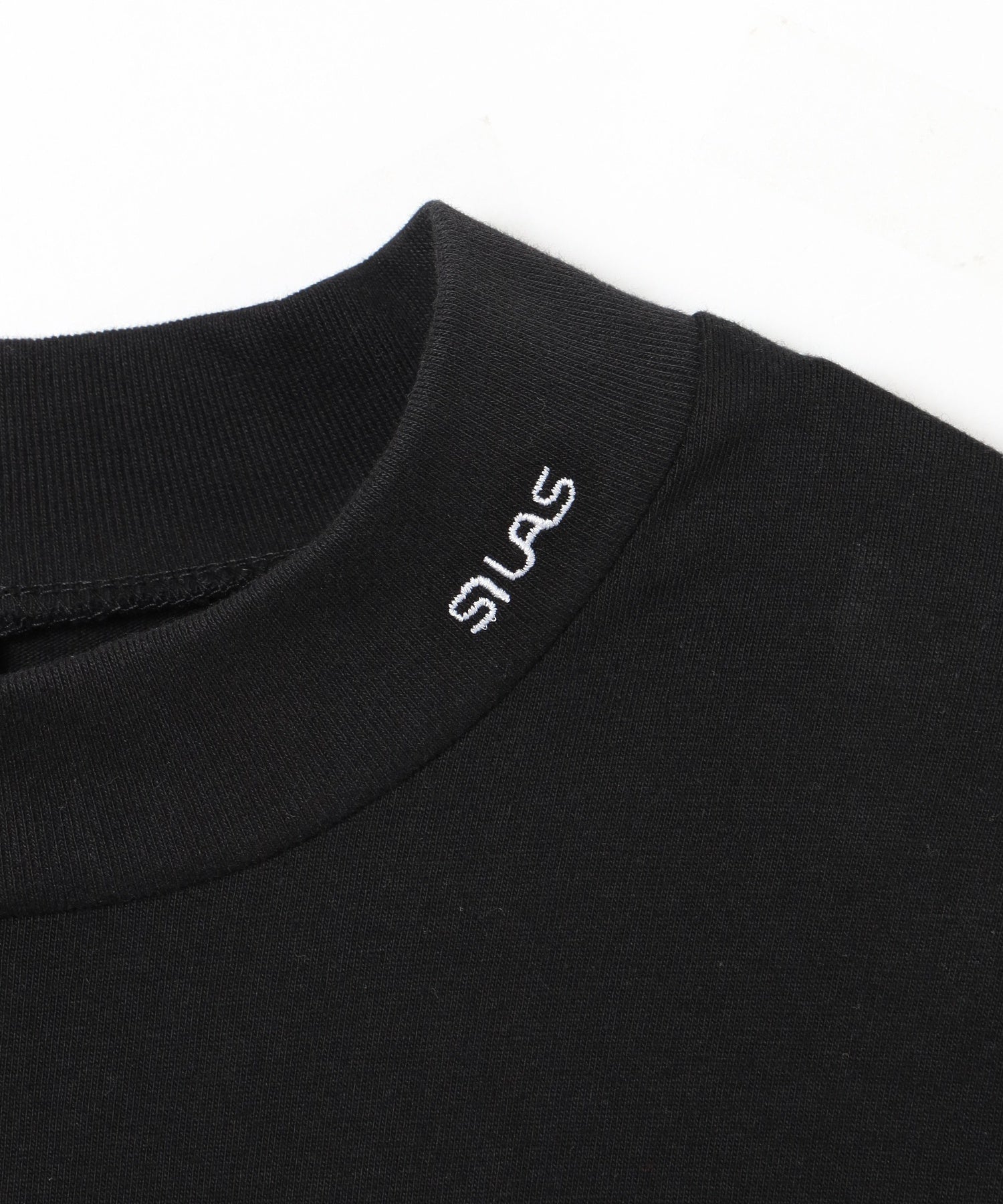 L/S MOCK NECK POCKET TEE