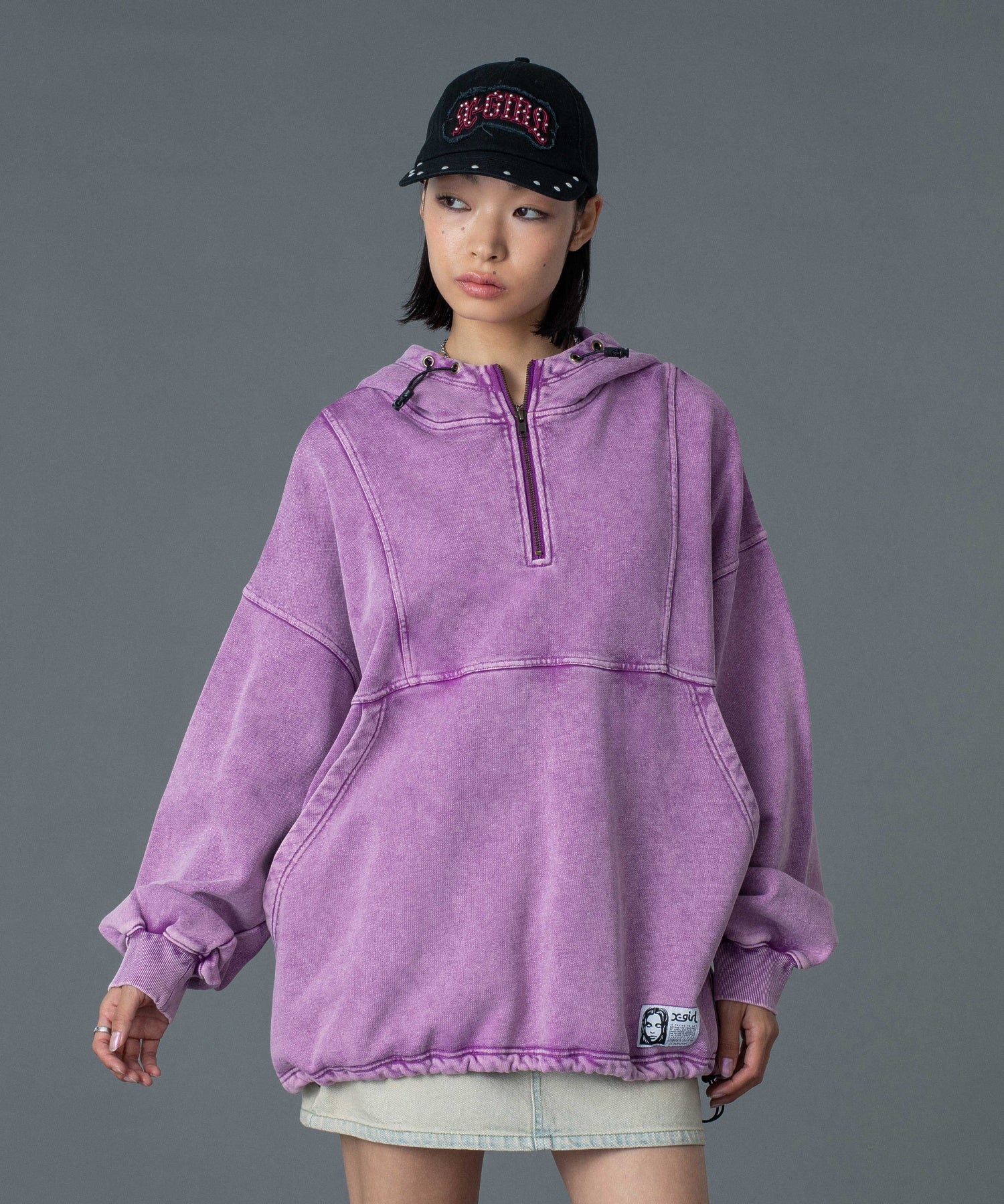 STUDDED LOGO PATCH 6PANEL CAP