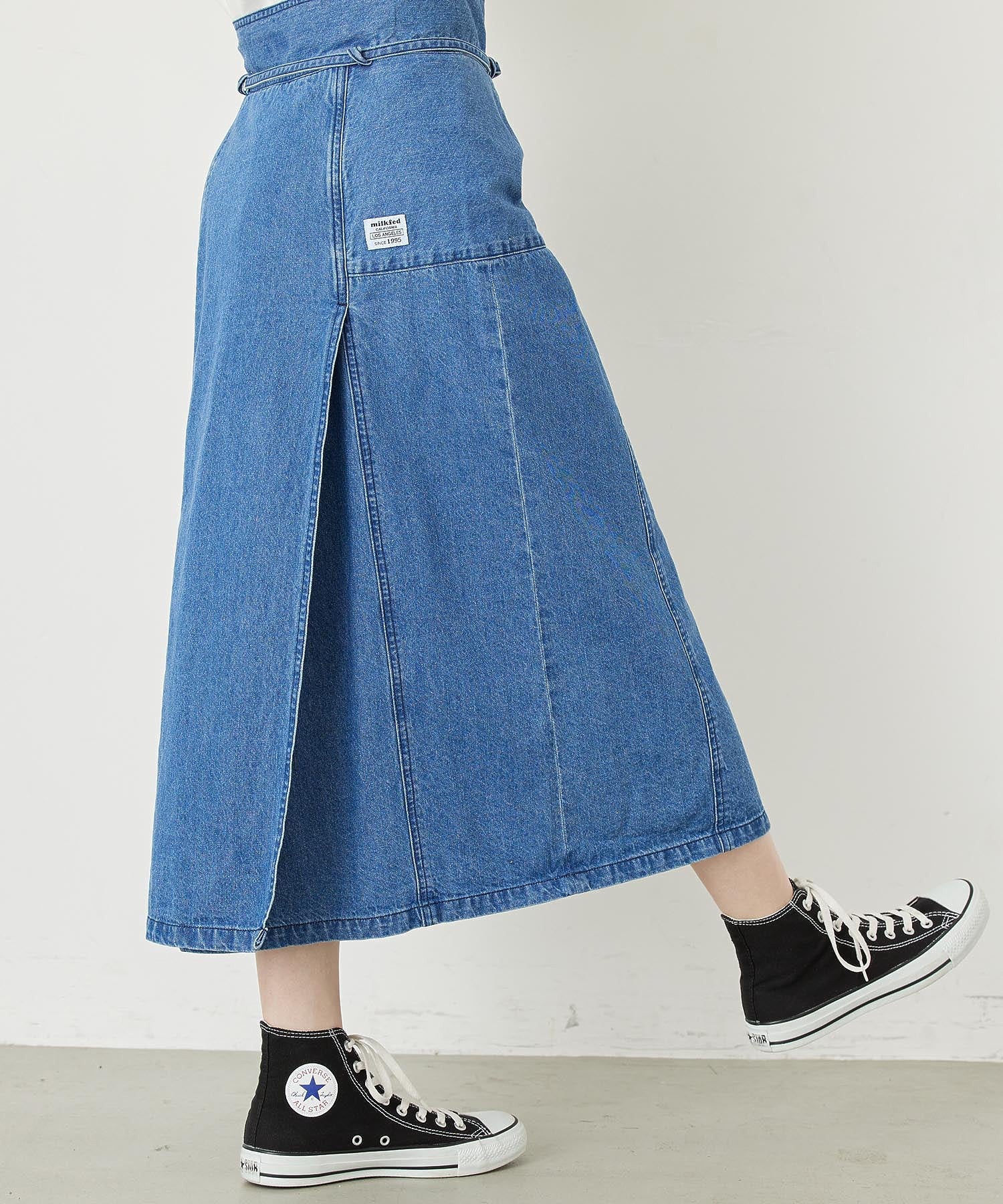 DENIM SLIT SKIRT MILKFED.