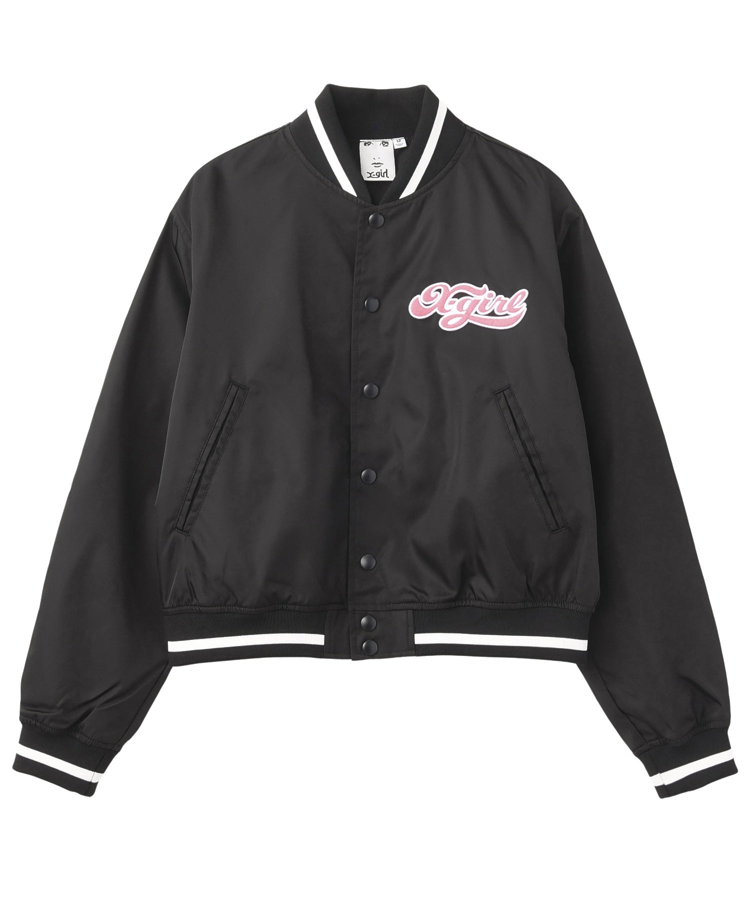 CHEERFUL LOGO VARSITY JACKET
