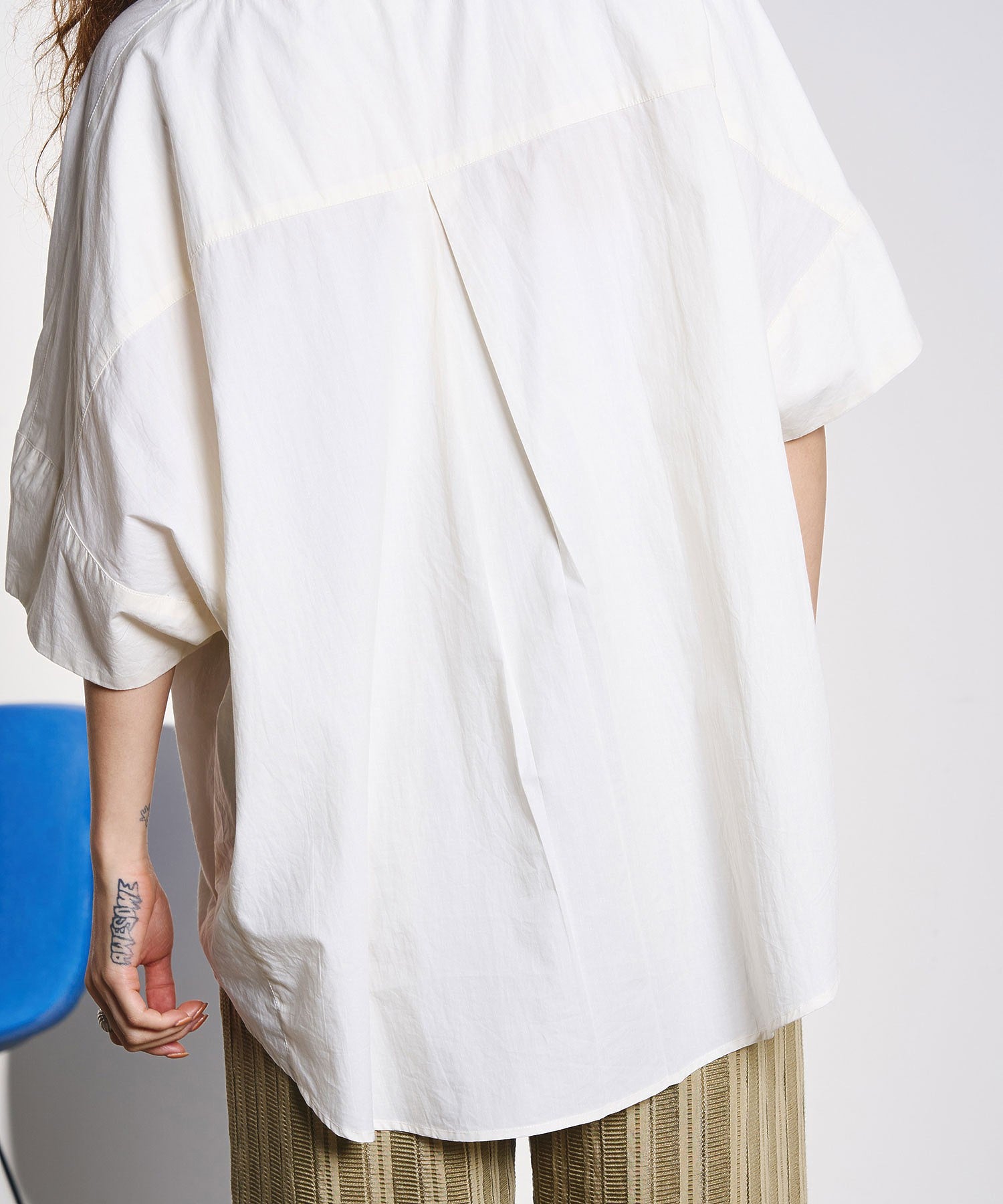 HLAADA for ROSEBUD/CUTWORK EMBROIDERY SHORT SLEEVE SHIRT