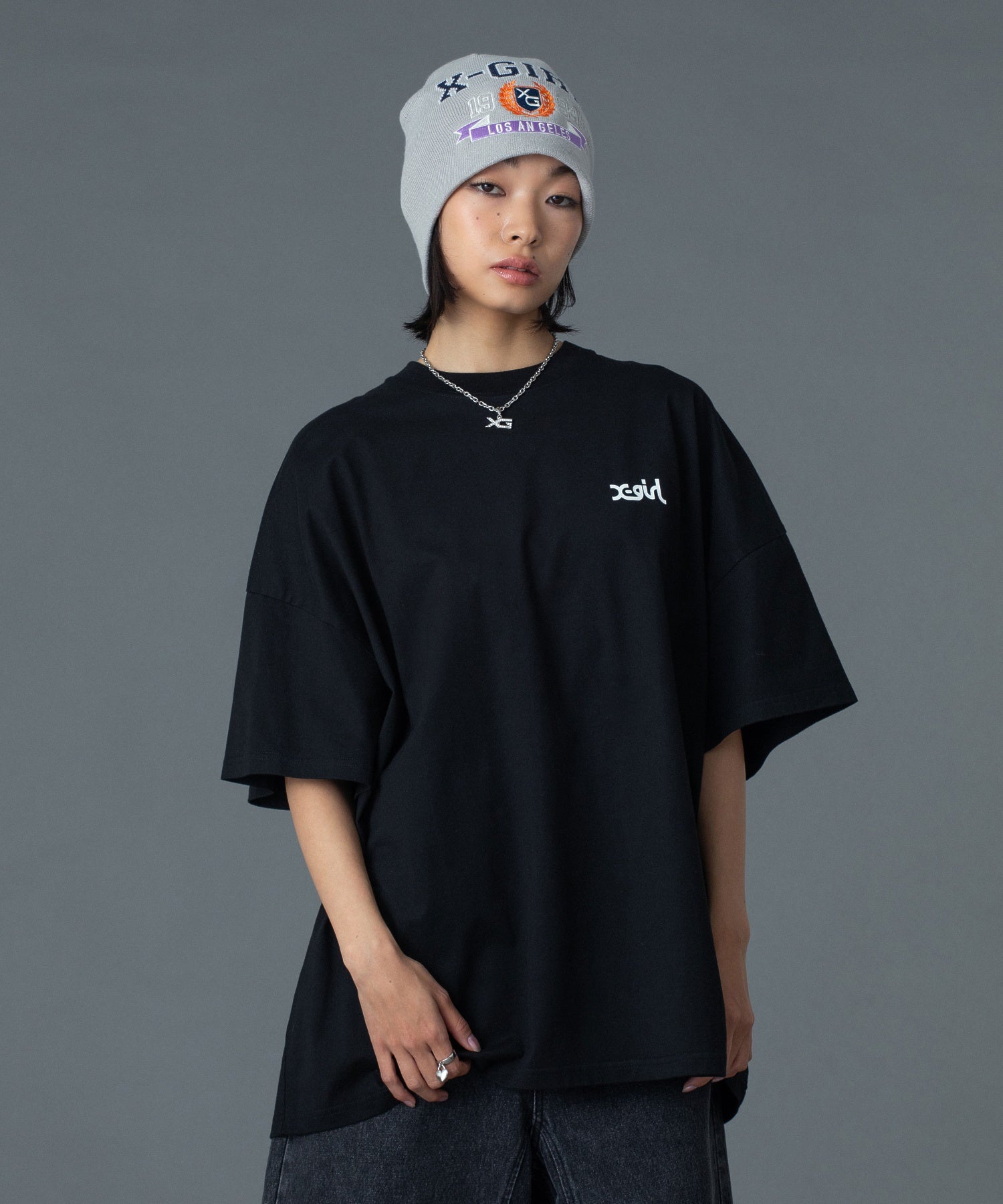 LEOPARD BOX LOGO S/S BIG TEE DRESS