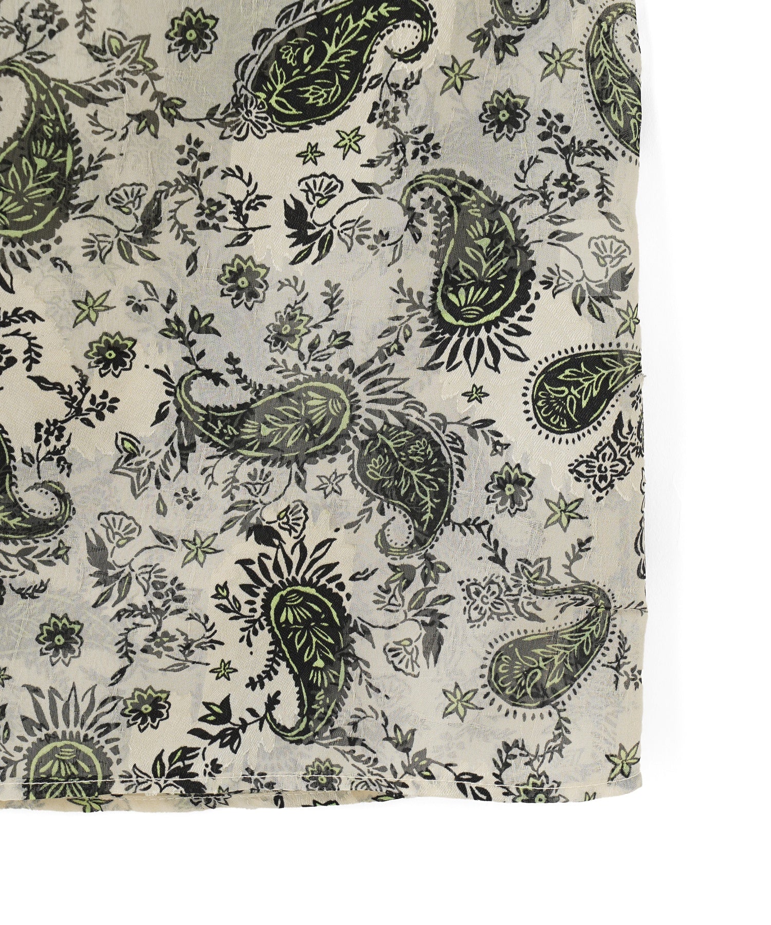 ジャガードプリントブラウス