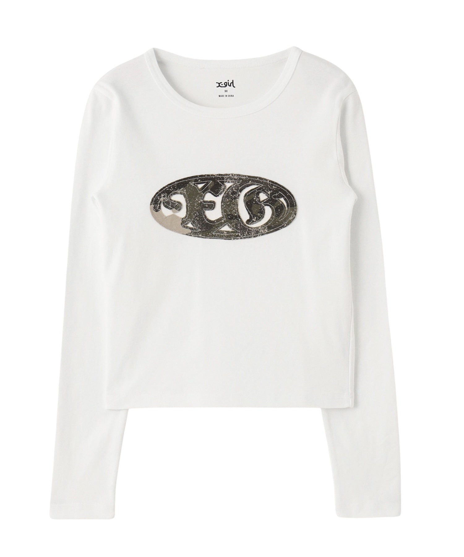 OVAL LOGO PATCH L/S COMPACT TOP