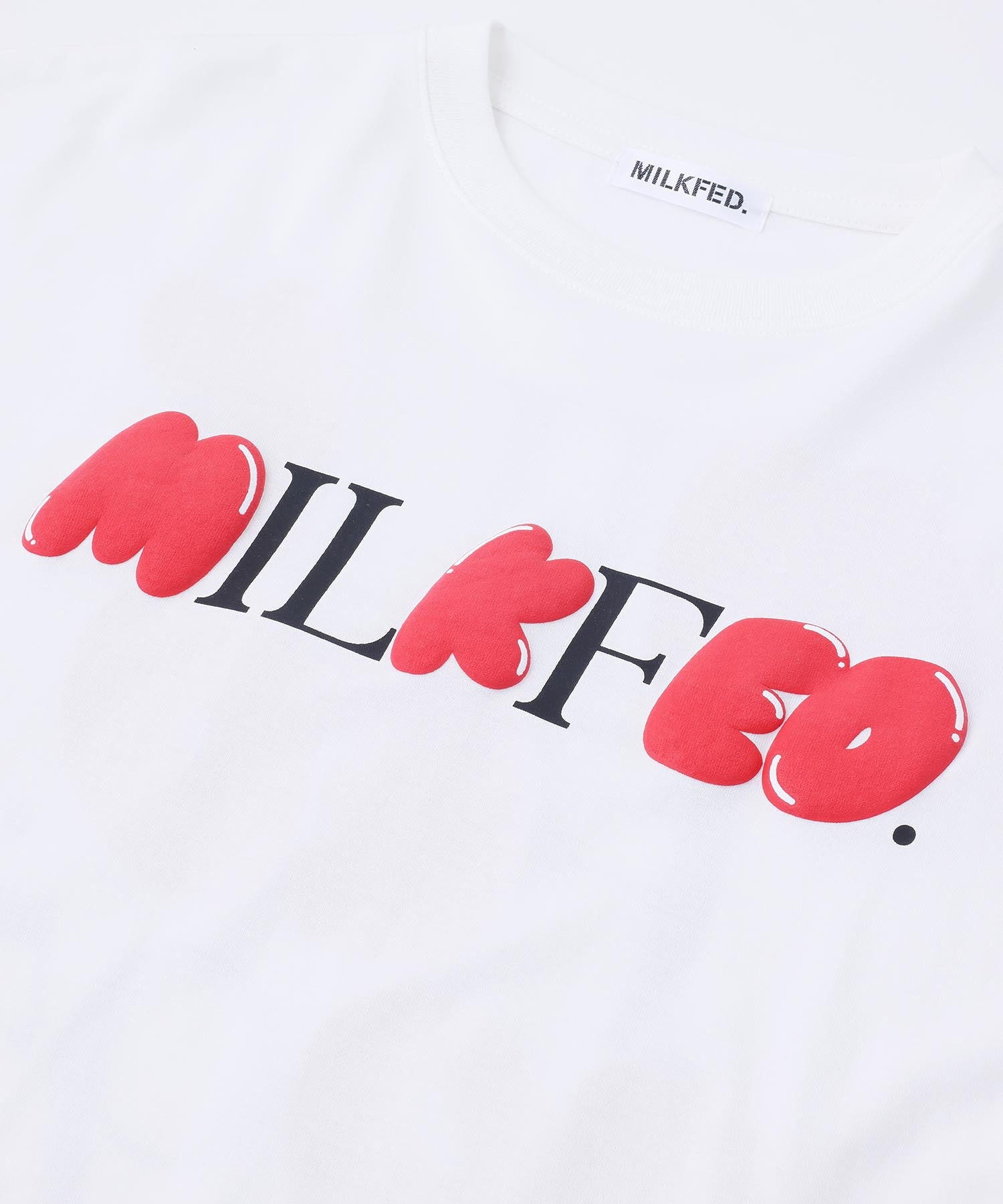 FLUFFY LOGO TOP MILKFED.