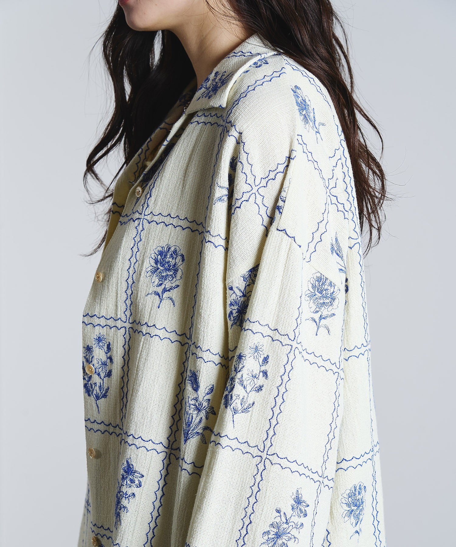 mag.by c/EMBROIDERY L/S SHIRT