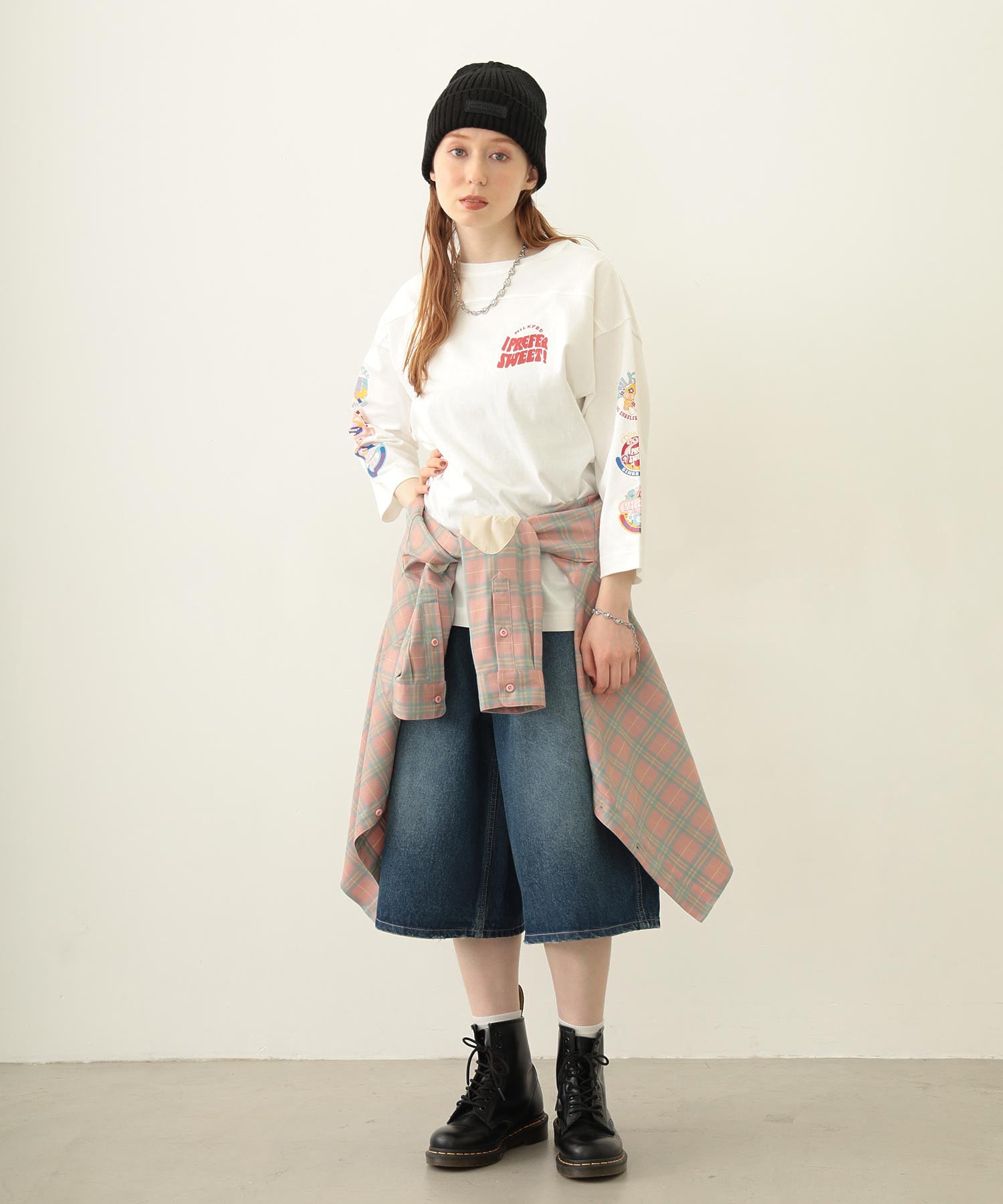 70S LOGO THREE QUARTER SLEEVE TOP