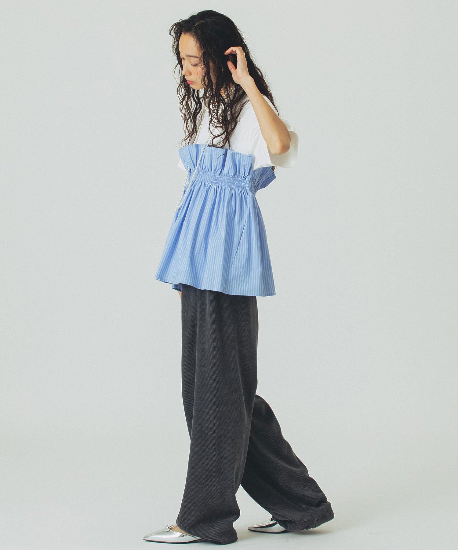 model:161cm 着用サイズ:ONE SIZE