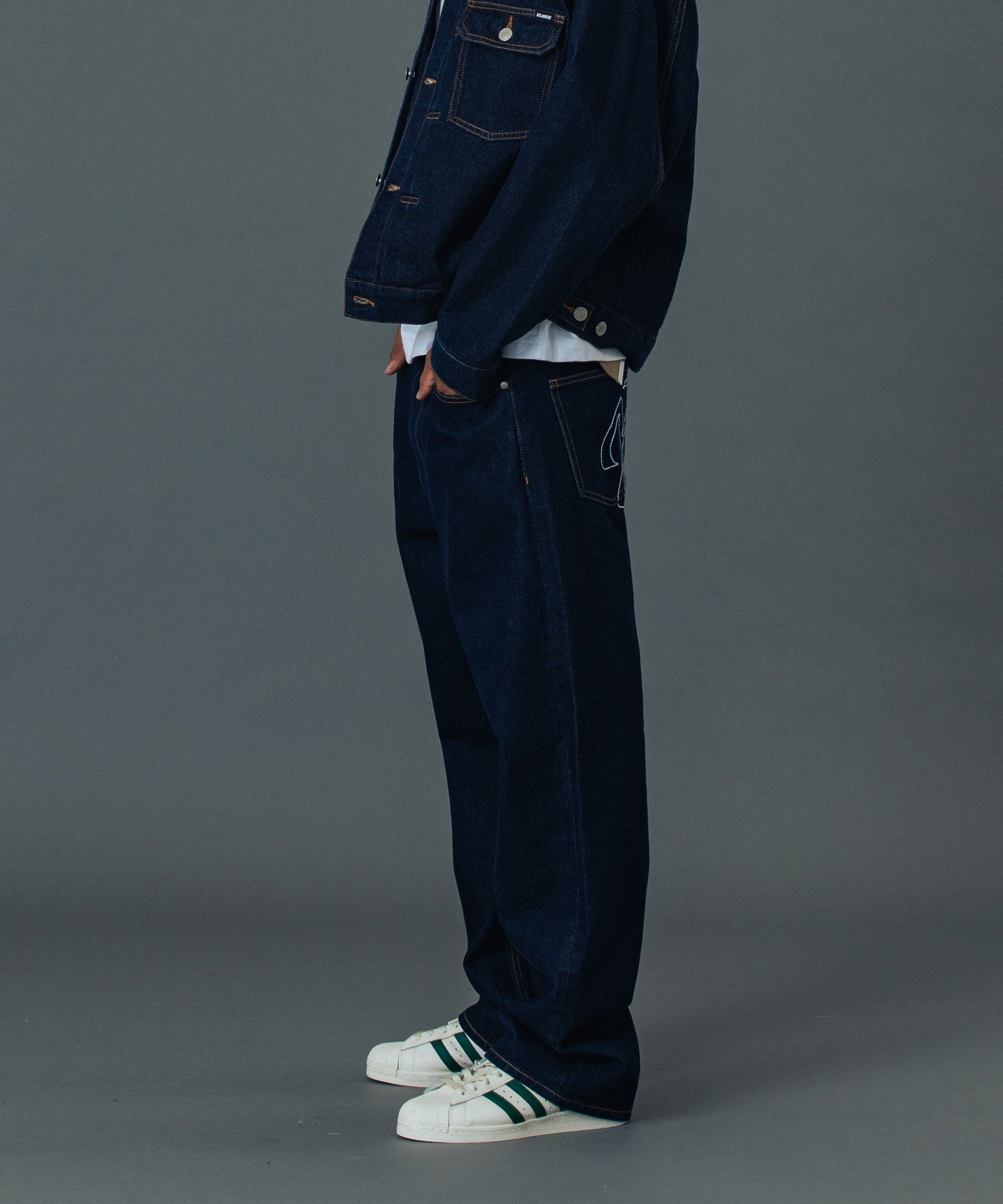 STAR LOGO DENIM PANTS