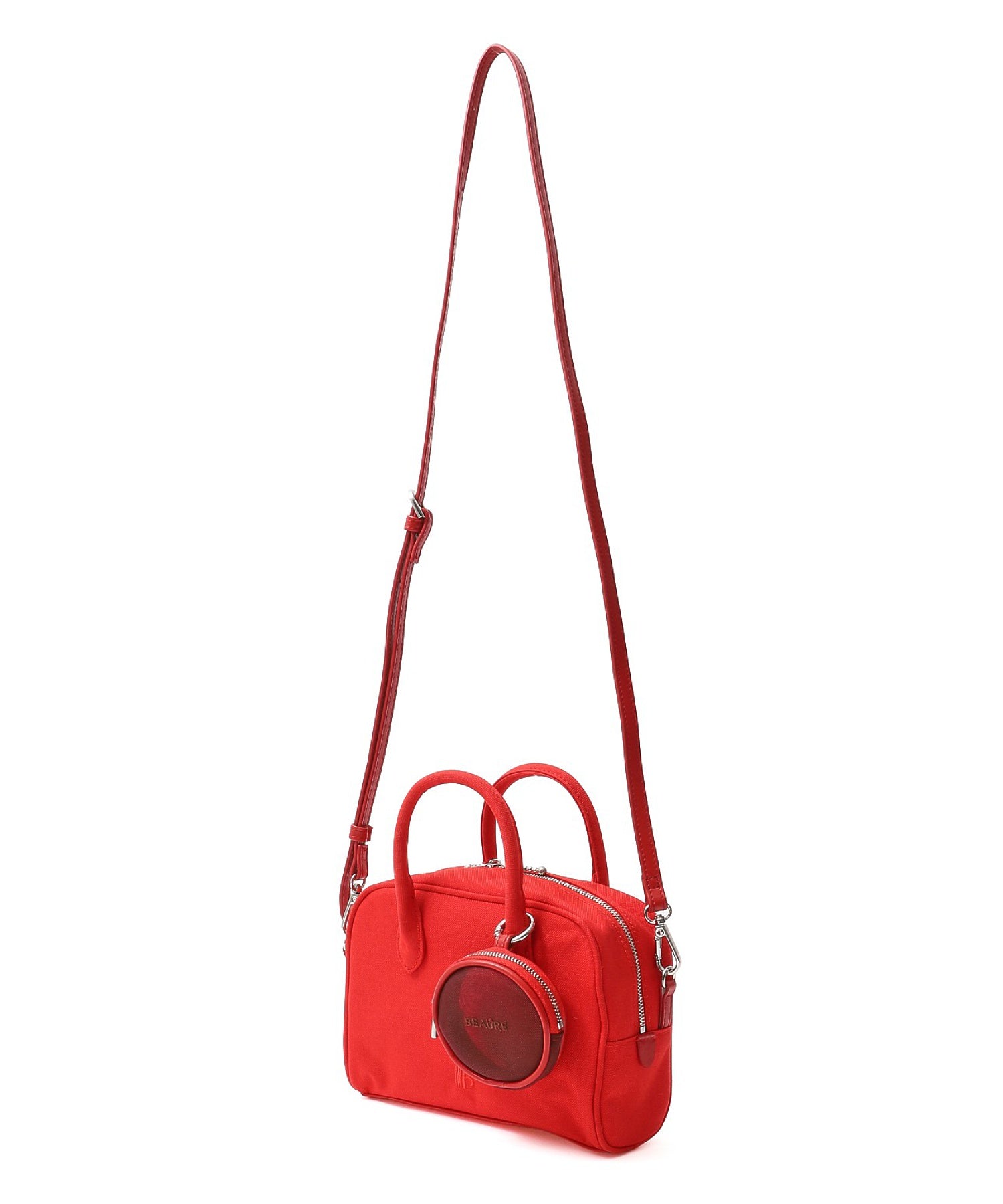 BEAURE/MINI BOSTON WITH ROUND POUCH