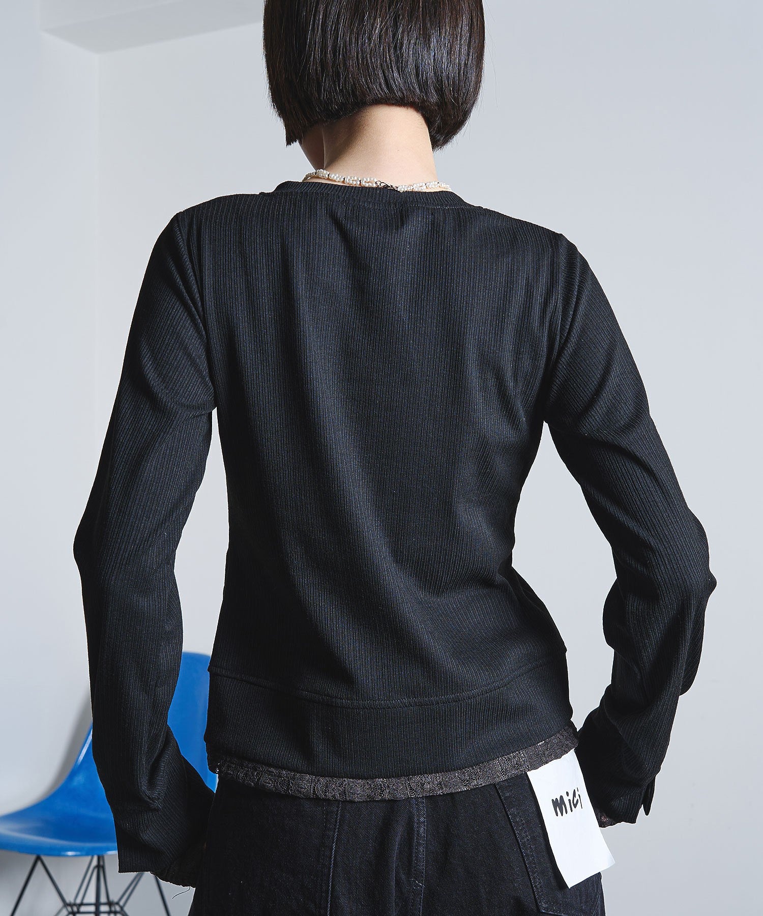 FAKE LAYERED CARDIGAN