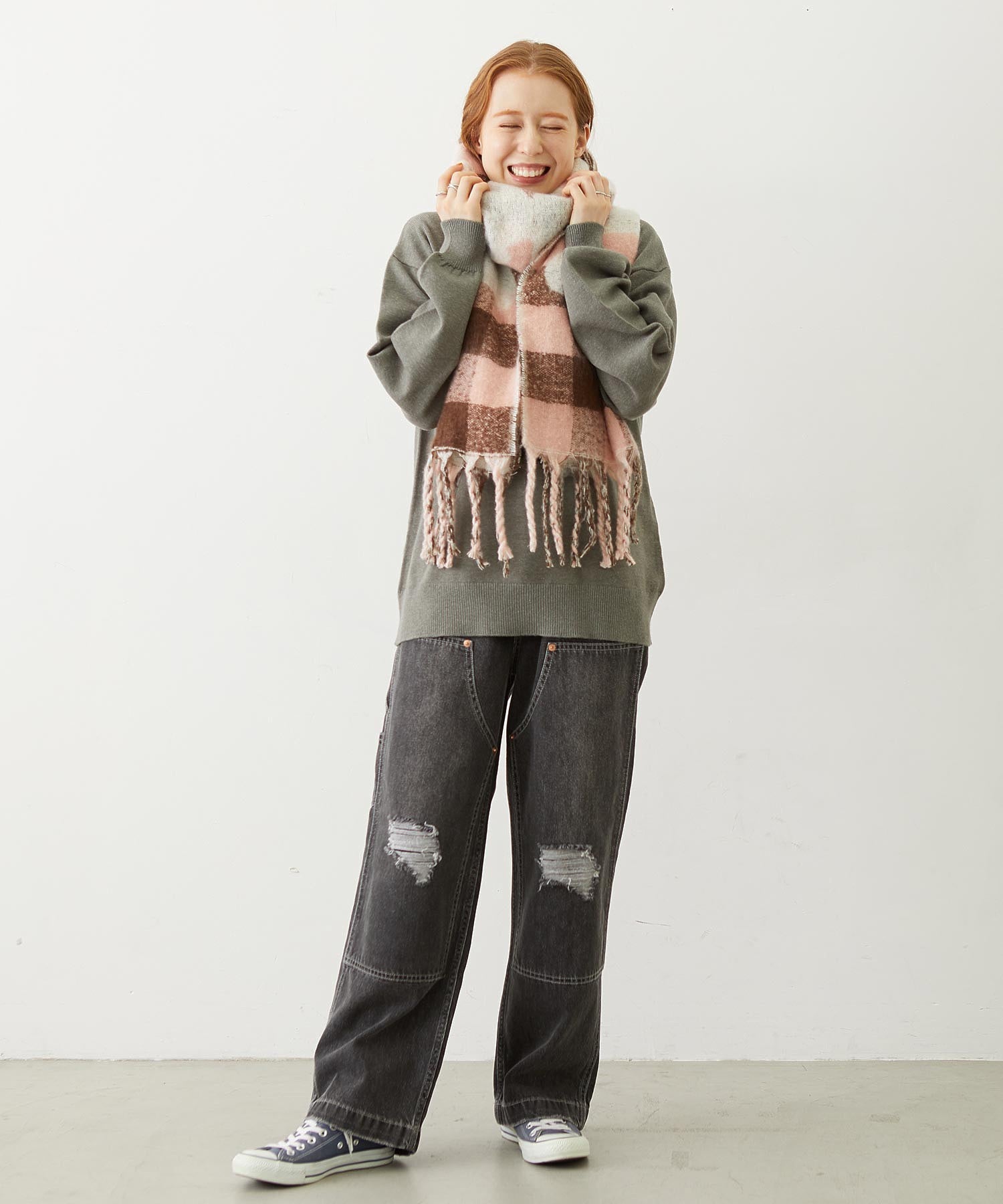 CHERRY LOGO KNIT TOP
